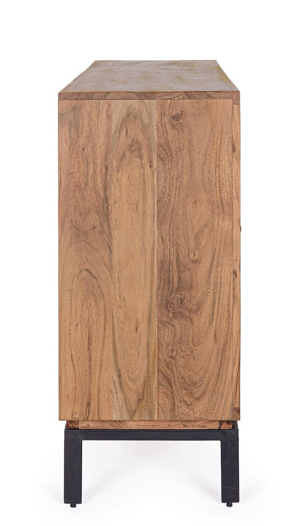 Sideboard Mangal 3 Türen mit Stahlgestell