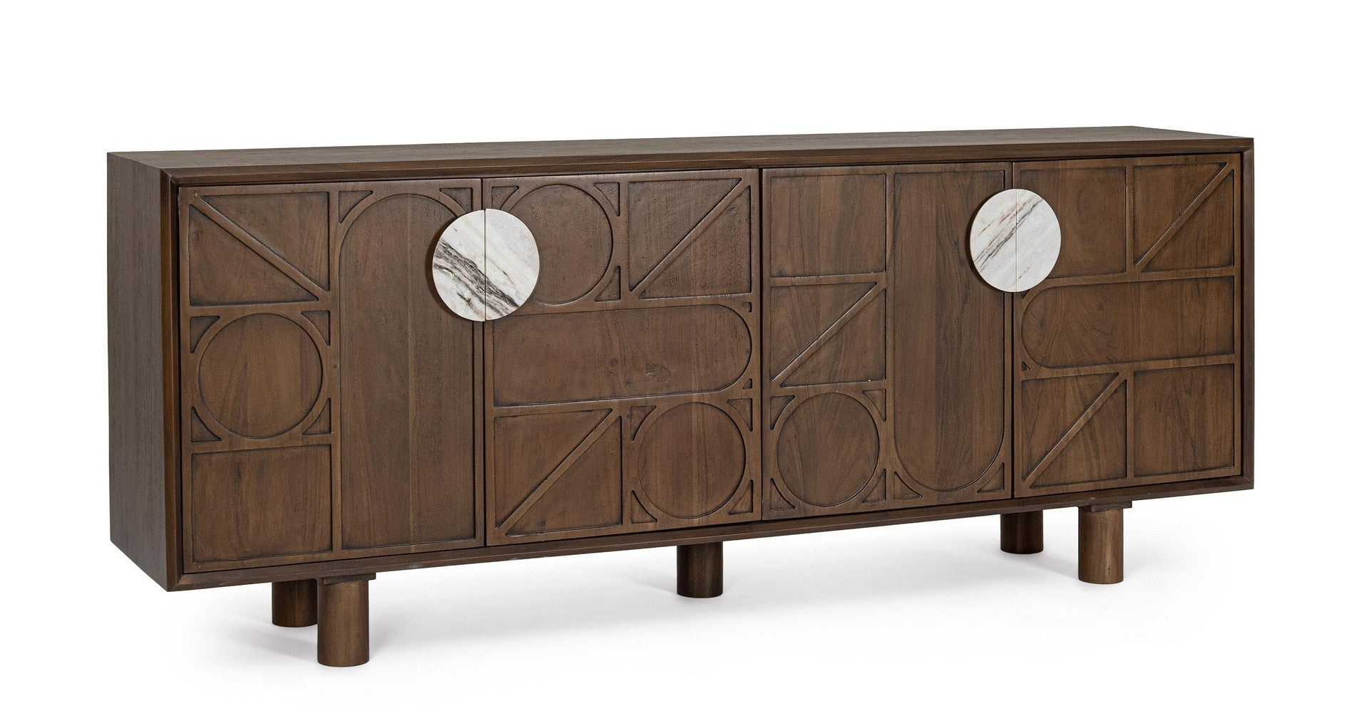 Bizzotto | Sideboard Hemming Tueren Mit Stahlgestell Hemming | Stahlgestell | Neutral | Produktansicht