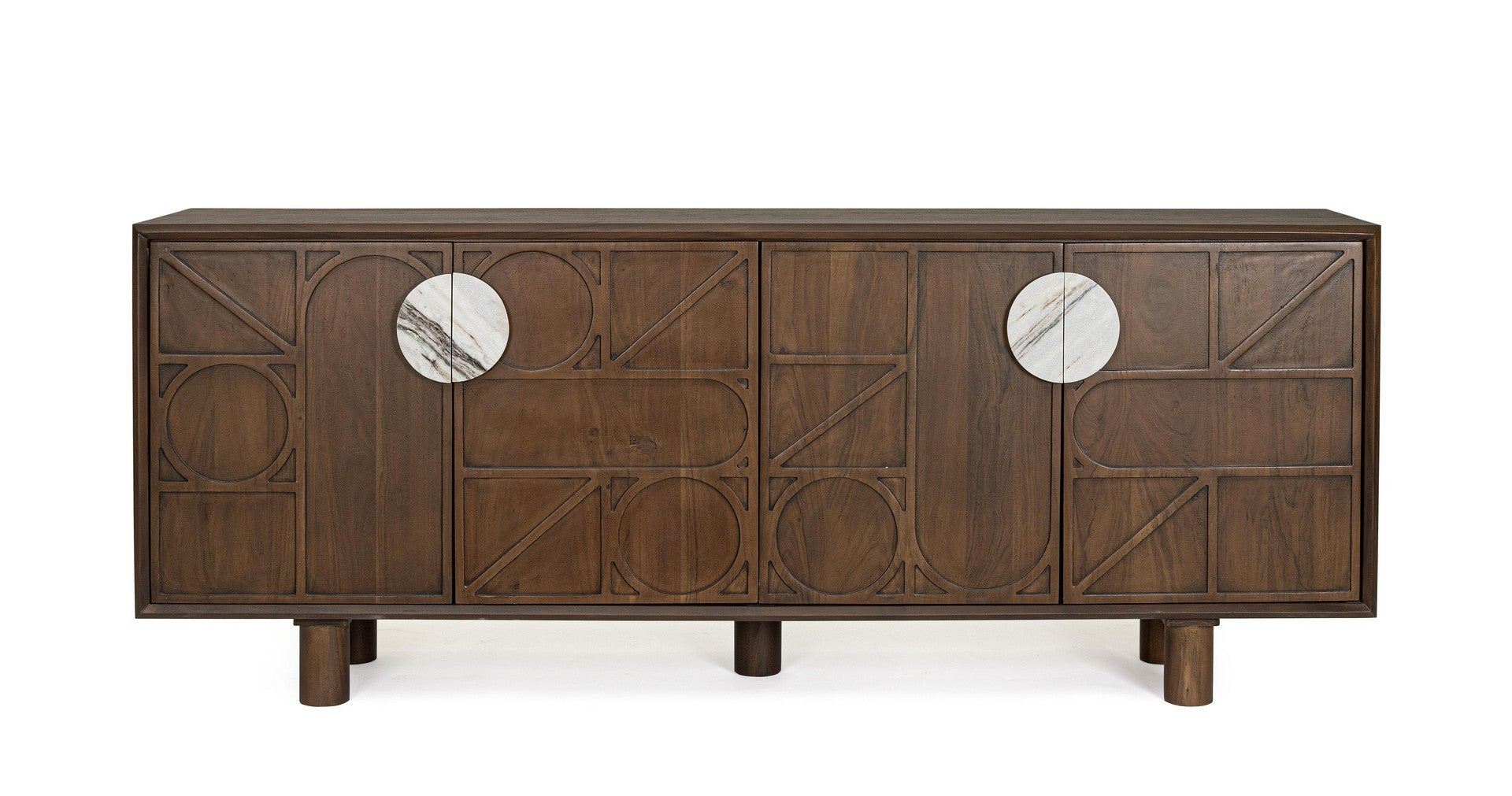 Bizzotto | Sideboard Hemming Tueren Mit Stahlgestell Hemming | Stahlgestell | Neutral | Produktansicht