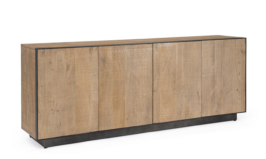 Sideboard Harold 3 Türen mit Stahlgestell