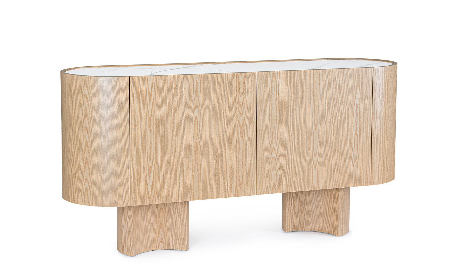 Sideboard Otilia 3 Türen mit Stahlgestell