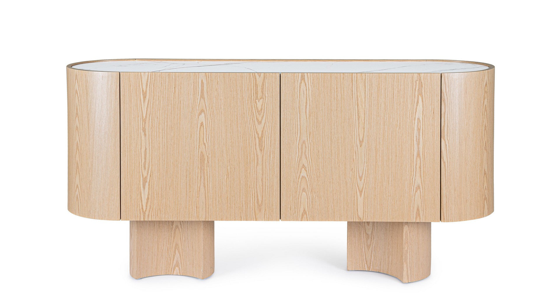 Sideboard Otilia 3 Türen mit Stahlgestell