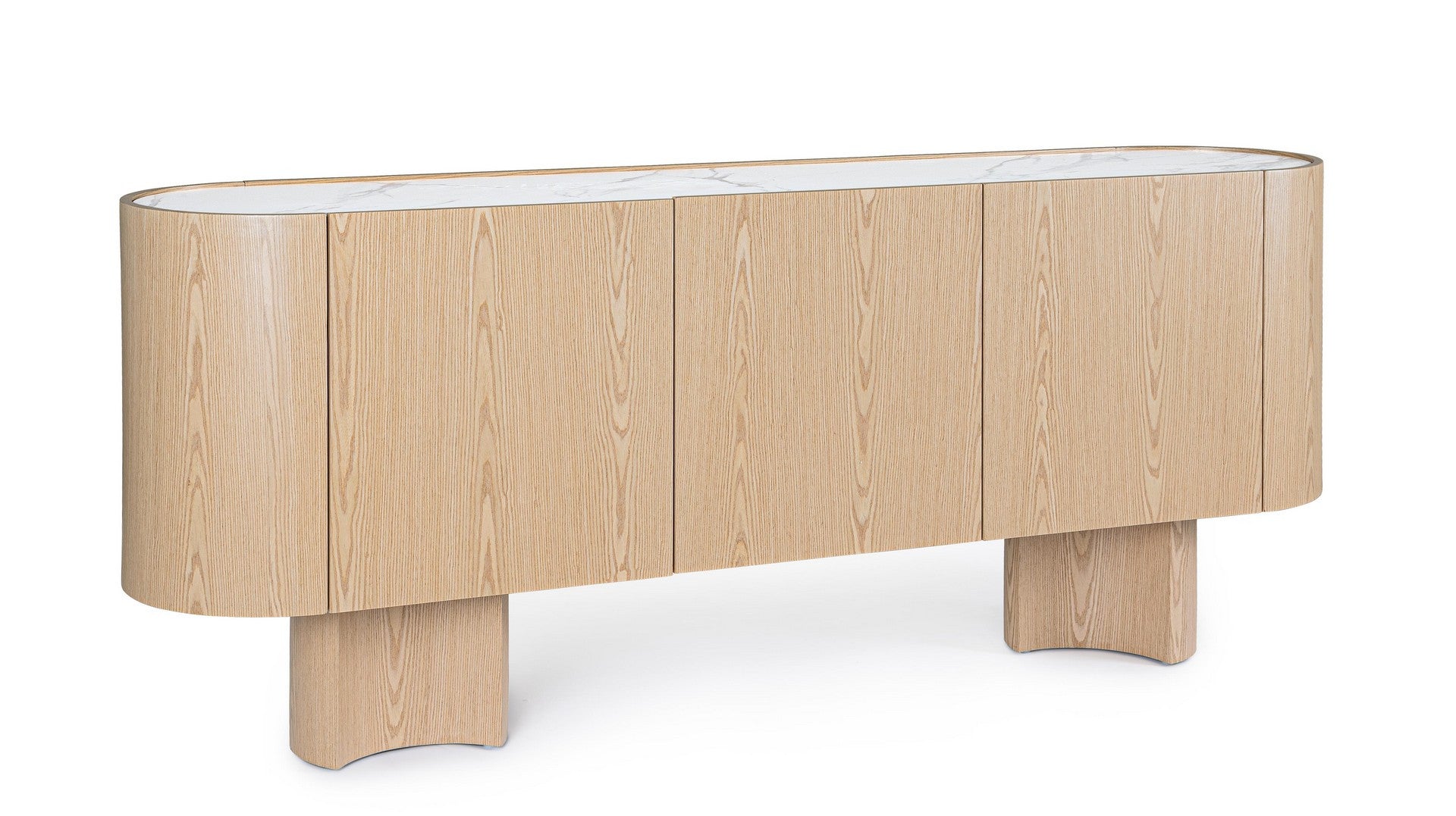 Sideboard Otilia 3 Türen mit Stahlgestell