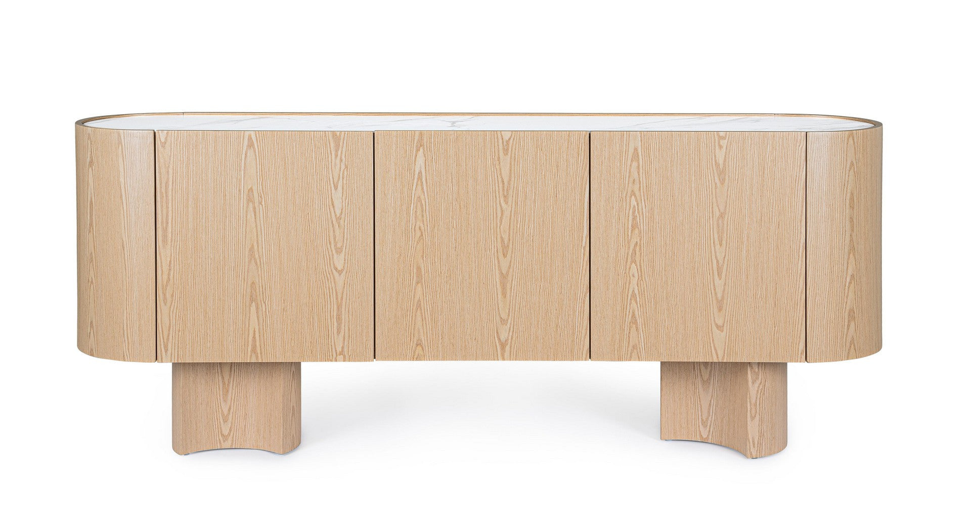 Sideboard Otilia 3 Türen mit Stahlgestell