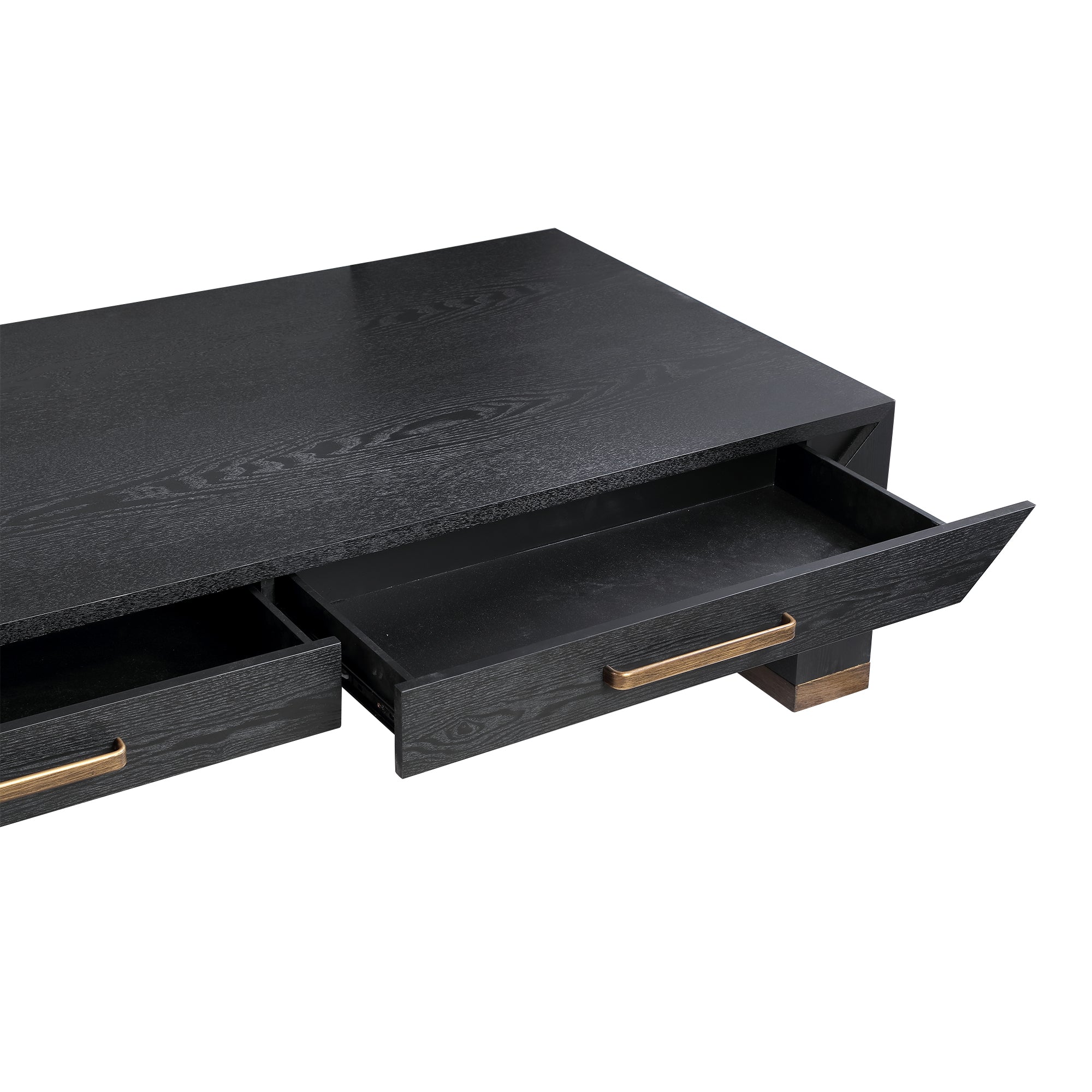 Indoor Sofa Couchtisch Tiess Black 2 Schubladen im Wohnambiente | zeitloses Design, hochwertig verarbeitet, ideal für Wohn- und Essbereich