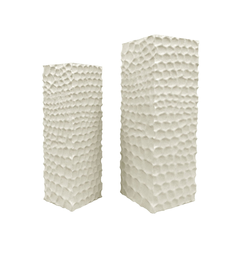 Indoor Designmöbel Konsole Isaiah White Set 2 in weiß | Ptmd | zeitloses Design, hochwertig verarbeitet, ideal für Wohn- und Essbereich