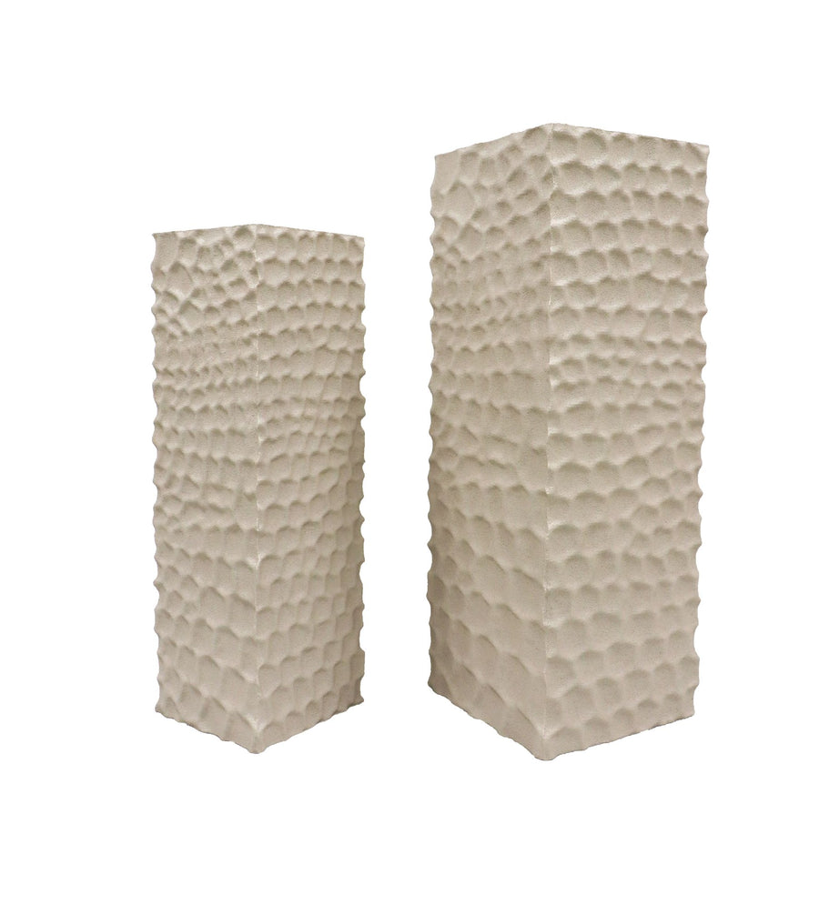 Indoor Designmöbel Konsole Isaiah Cream Set 2 in creme | Ptmd | zeitloses Design, hochwertig verarbeitet, ideal für Wohn- und Essbereich