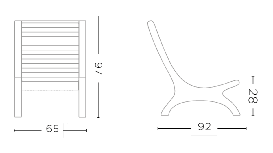 Loungesessel Sachin aus massivem Teakholz in Natural Grey Maßeloungesessel-sachin-teak-gommaire-outdoor-stuff-shop| Gommaire Outdoor Kollektion bei STUFF Shop