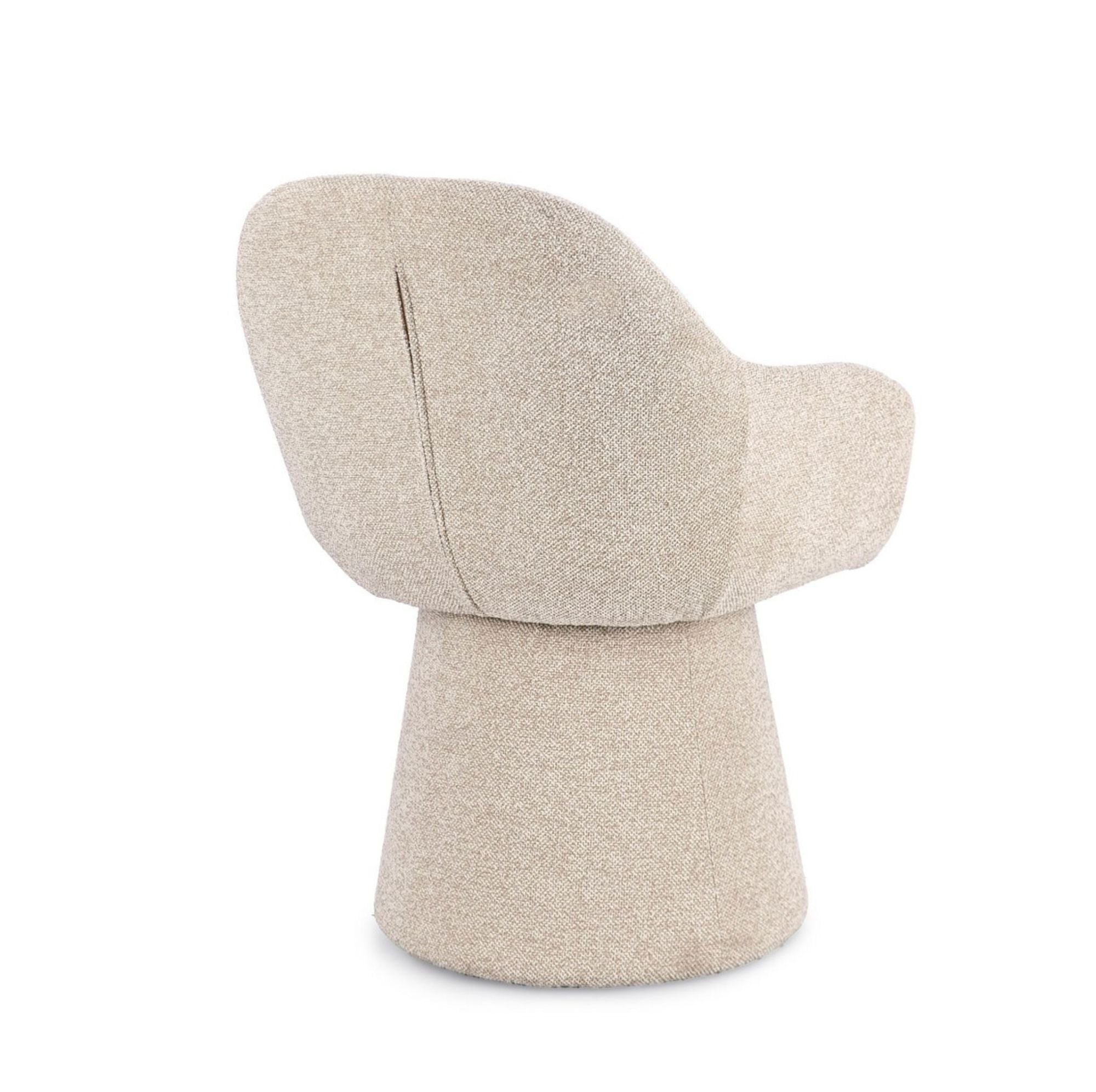 Indoor Sofa Sessel Antara Beige | Drehbar 360° im Wohnambiente | zeitloses Design, hochwertig verarbeitet, ideal für Wohn- und Essbereich