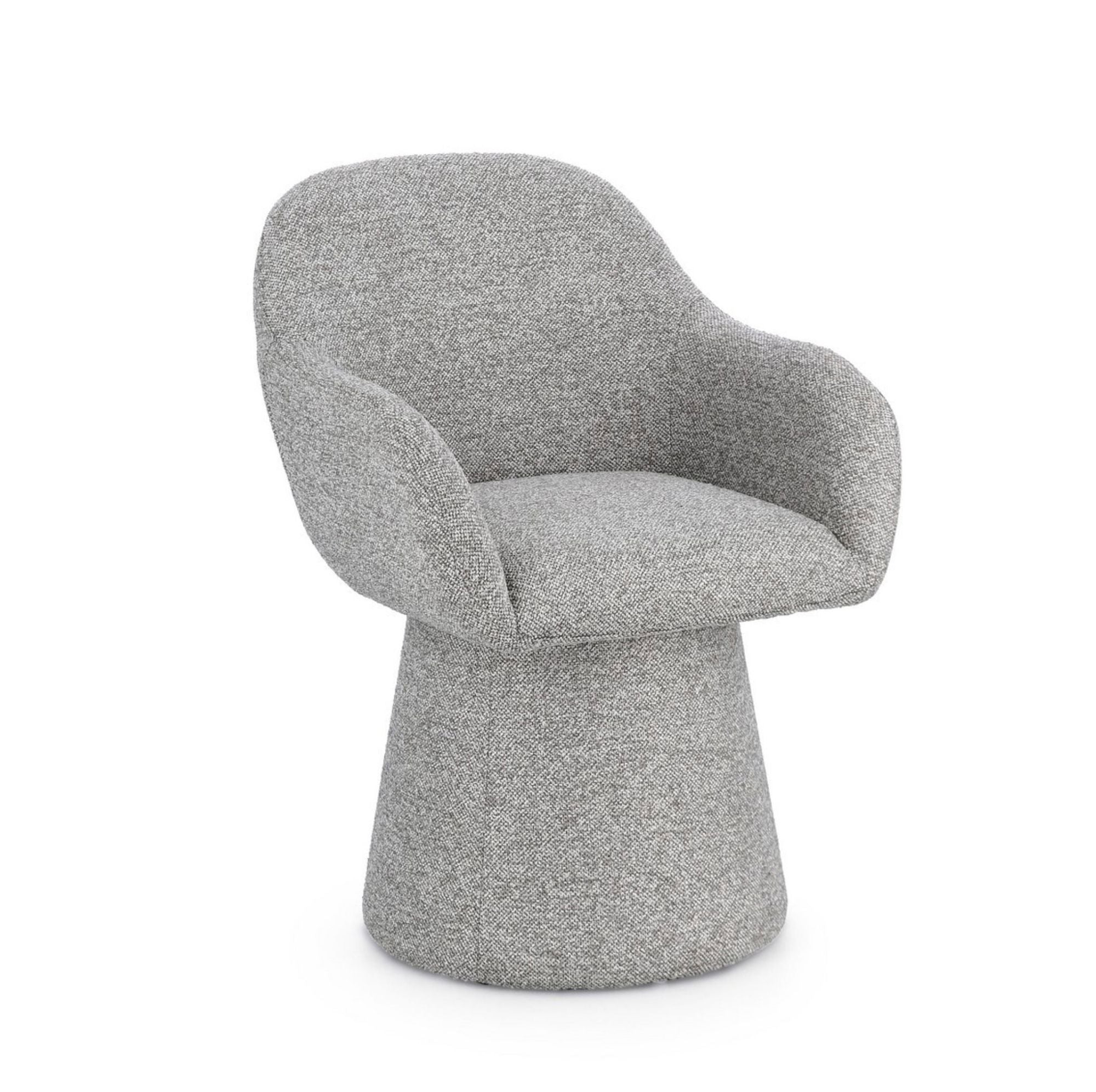 Indoor Sofa Sessel Antara Grau | Drehbar 360° in grau | Bizzotto | zeitloses Design, hochwertig verarbeitet, ideal für Wohn- und Essbereich