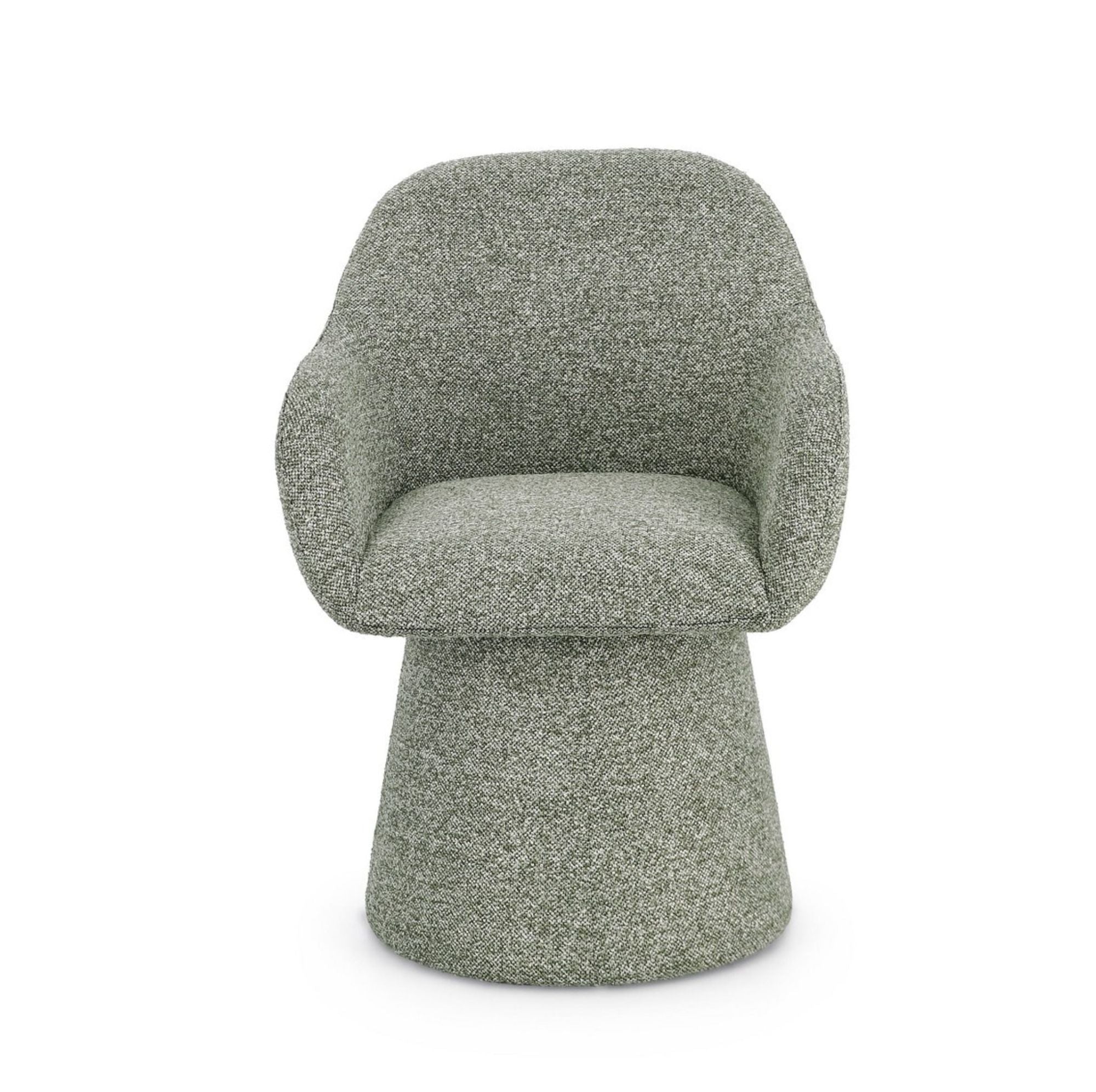 Detailaufnahme Oberfläche | Indoor Sofa Sessel Antara Grün | Drehbar 360° | zeitloses Design, hochwertig verarbeitet, ideal für Wohn- und Essbereich