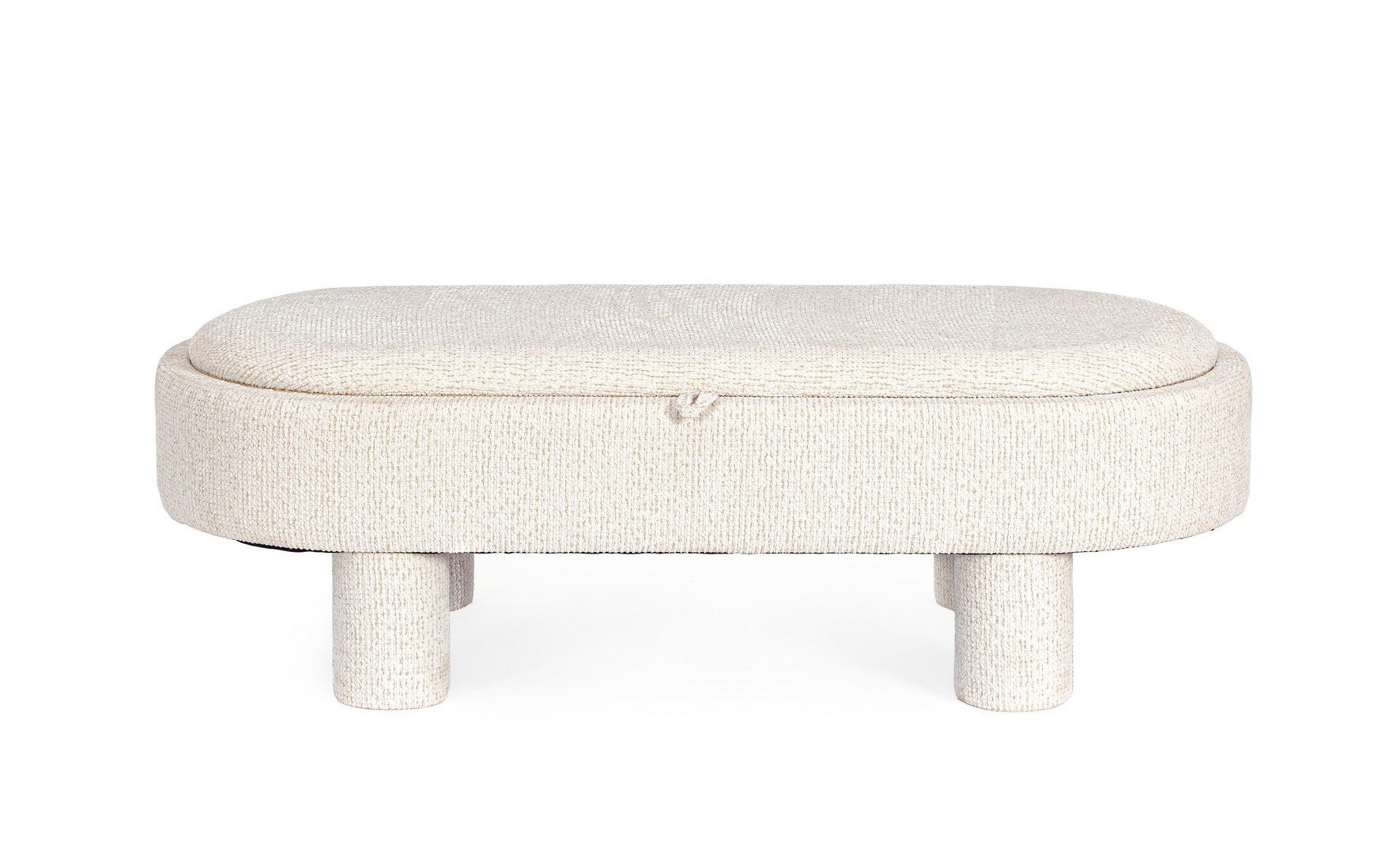 Indoor Sofa Beistelltisch Tanya M-Tablett Oval Weiss im Wohnambiente | zeitloses Design, hochwertig verarbeitet, ideal für Wohn- und Essbereich