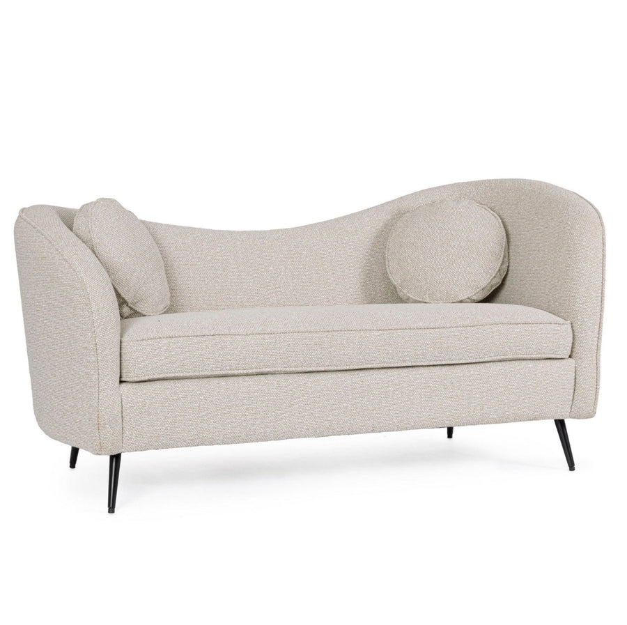 Indoor Sofa Sofa 2Pl Caddis Naturfarbe in natur | Bizzotto | zeitloses Design, hochwertig verarbeitet, ideal für Wohn- und Essbereich