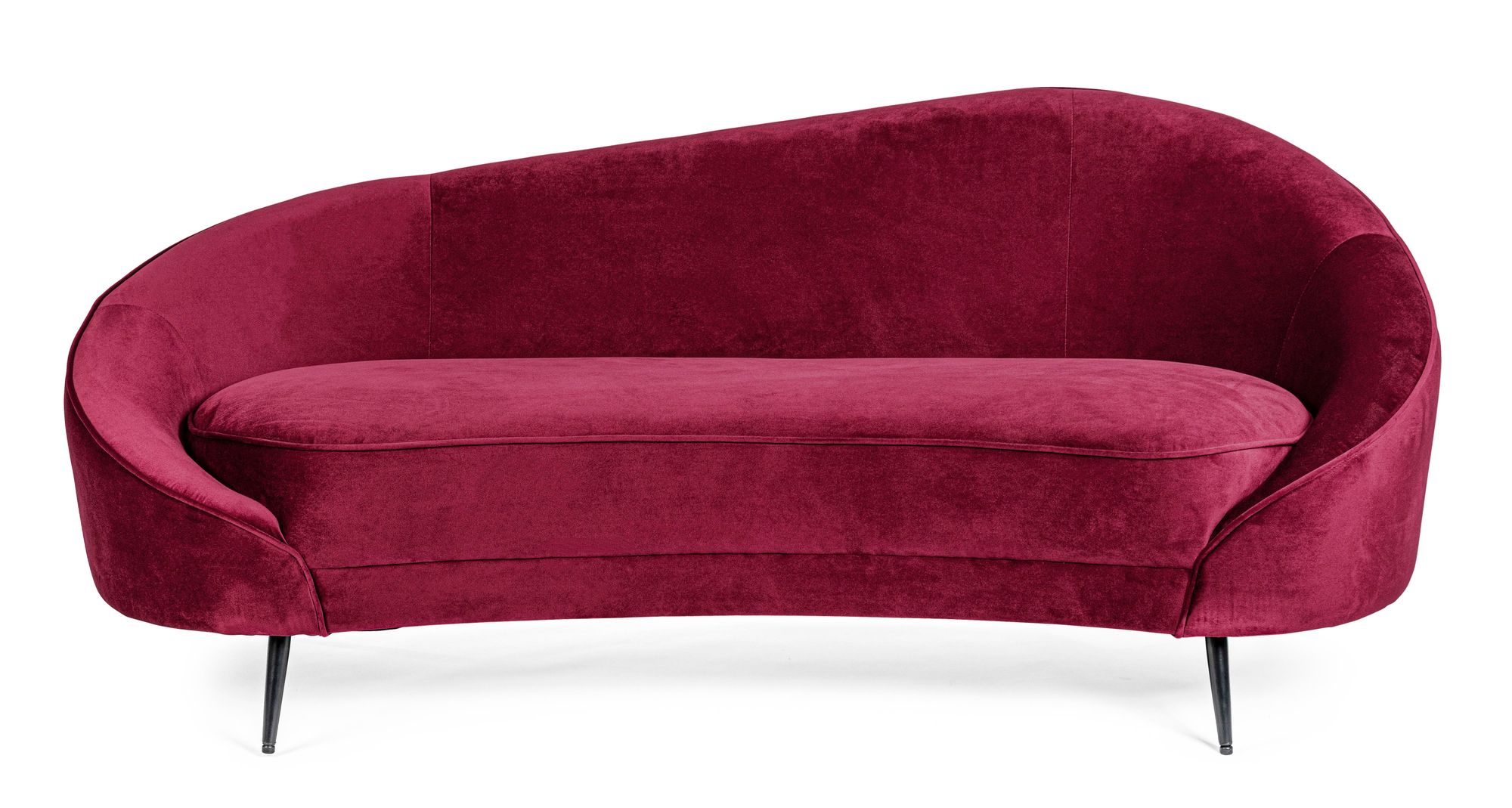 Indoor Sofa Sofa Seraphin Wine 2Pl im Wohnambiente | zeitloses Design, hochwertig verarbeitet, ideal für Wohn- und Essbereich