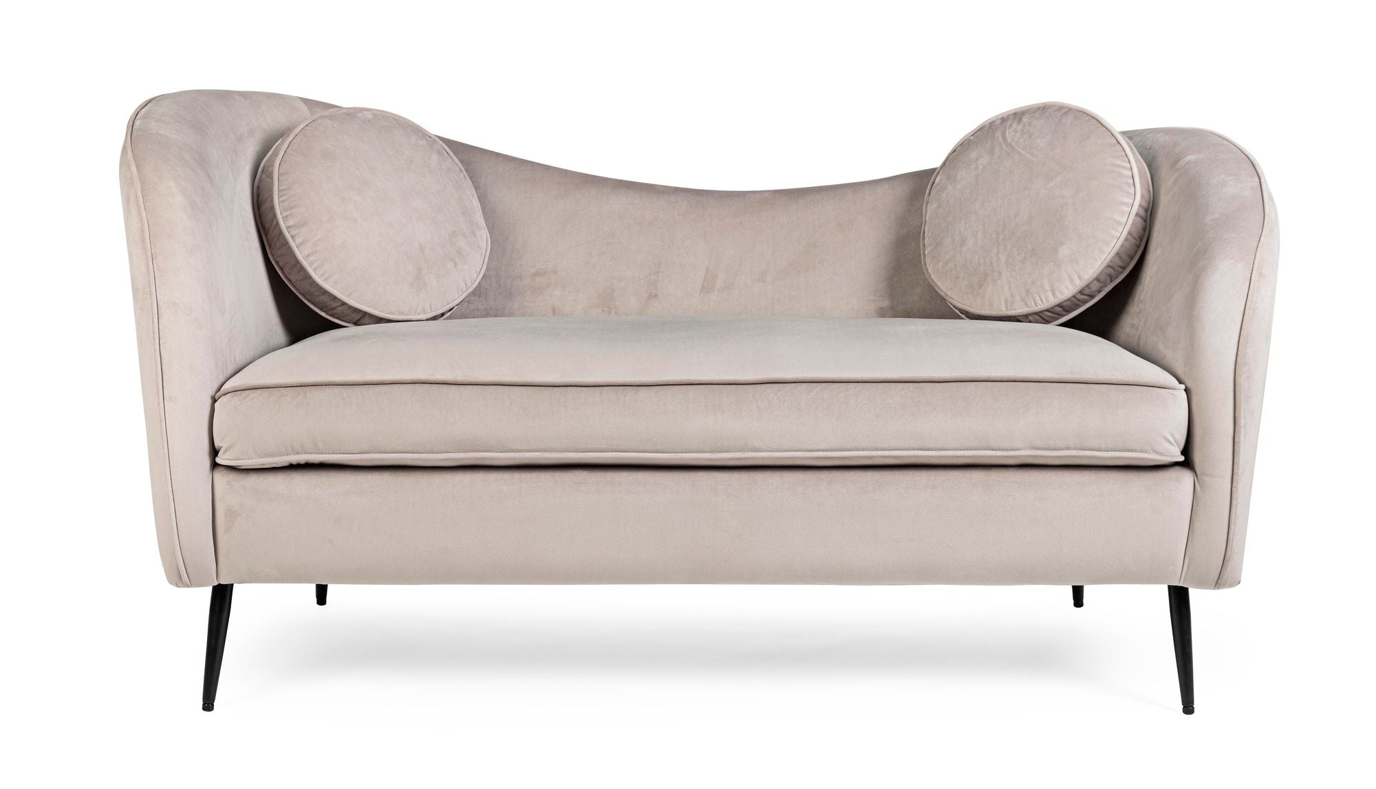 Indoor Sofa Sofa Candis Hellgrau 2Pl im Wohnambiente | zeitloses Design, hochwertig verarbeitet, ideal für Wohn- und Essbereich