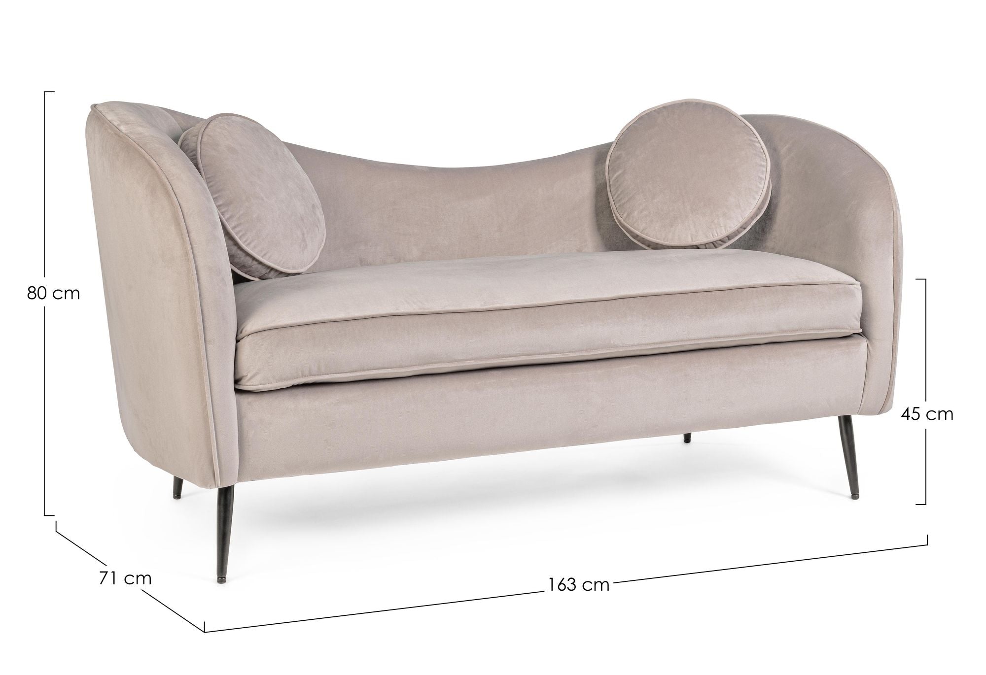 Indoor Sofa Sofa Candis Hellgrau 2Pl im Wohnambiente | zeitloses Design, hochwertig verarbeitet, ideal für Wohn- und Essbereich | Ansicht 09