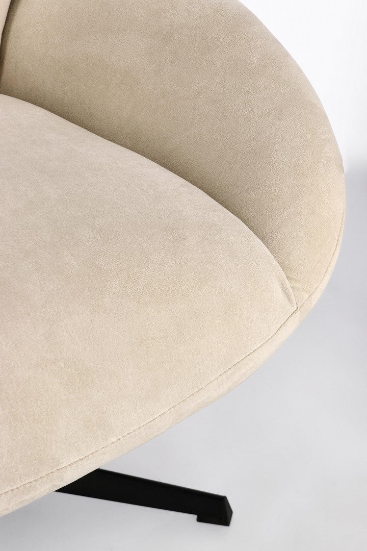 Sessel Violante Perlweiss | Drehbar 360°