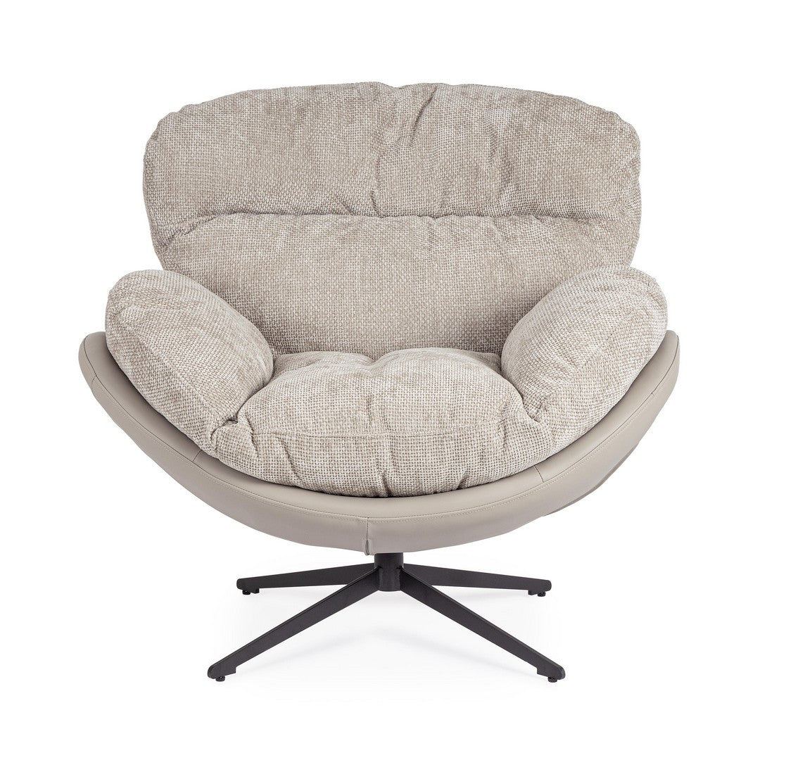 Sessel Adinda Dunkelgrau/Taubengrau