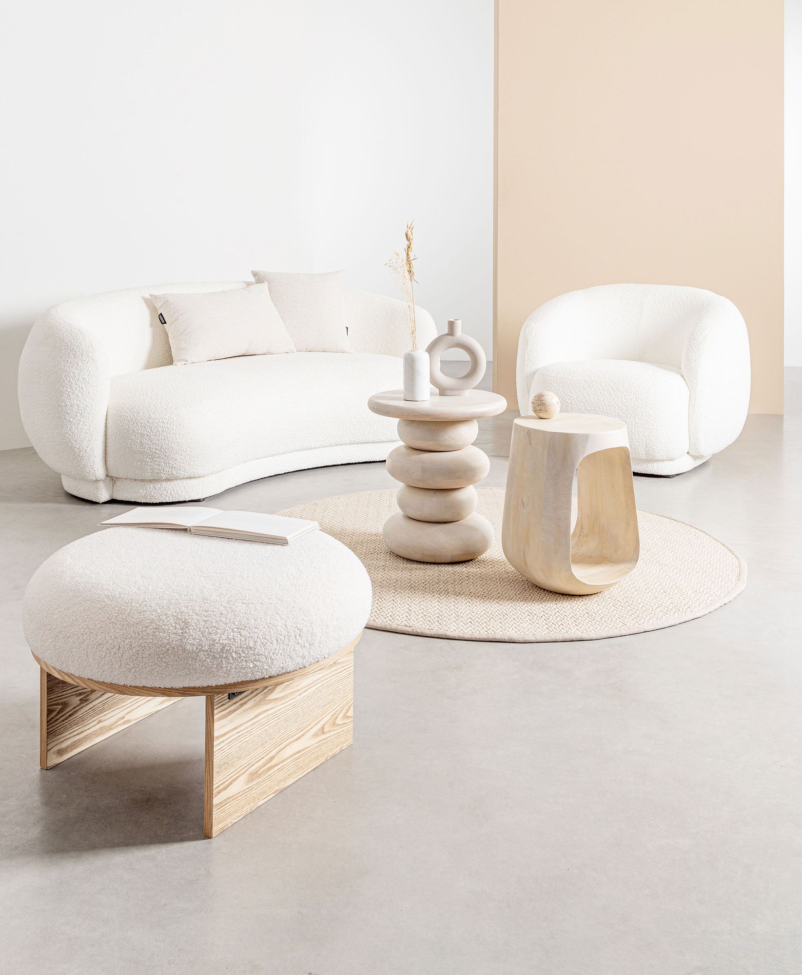 Sofa 2Pl Tecla Weiss