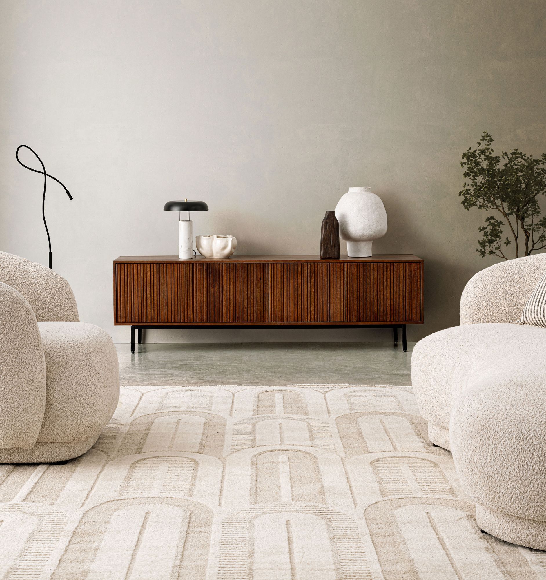 Sofa 2Pl Tecla Naturale