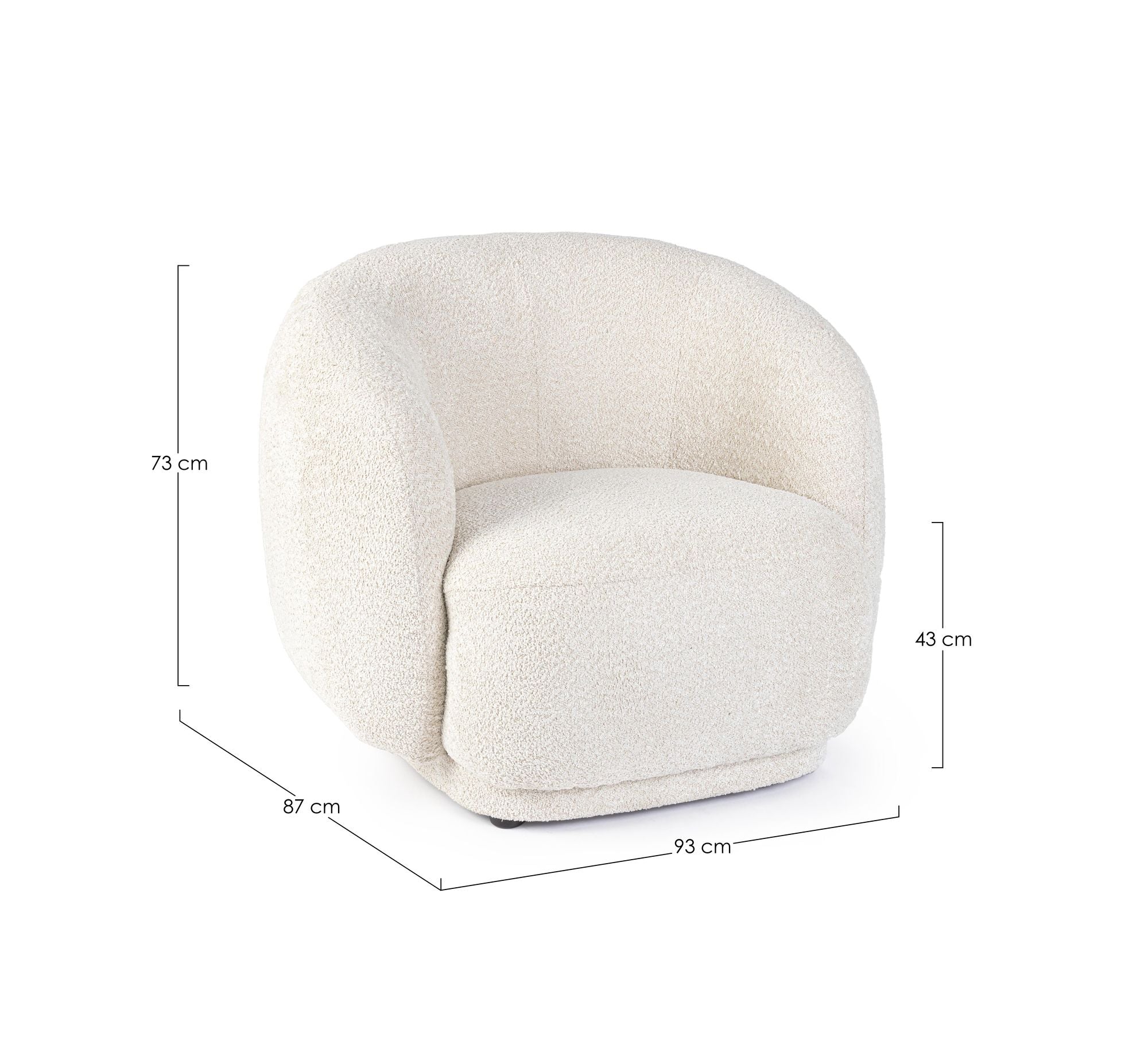 Sessel Tecla Naturale