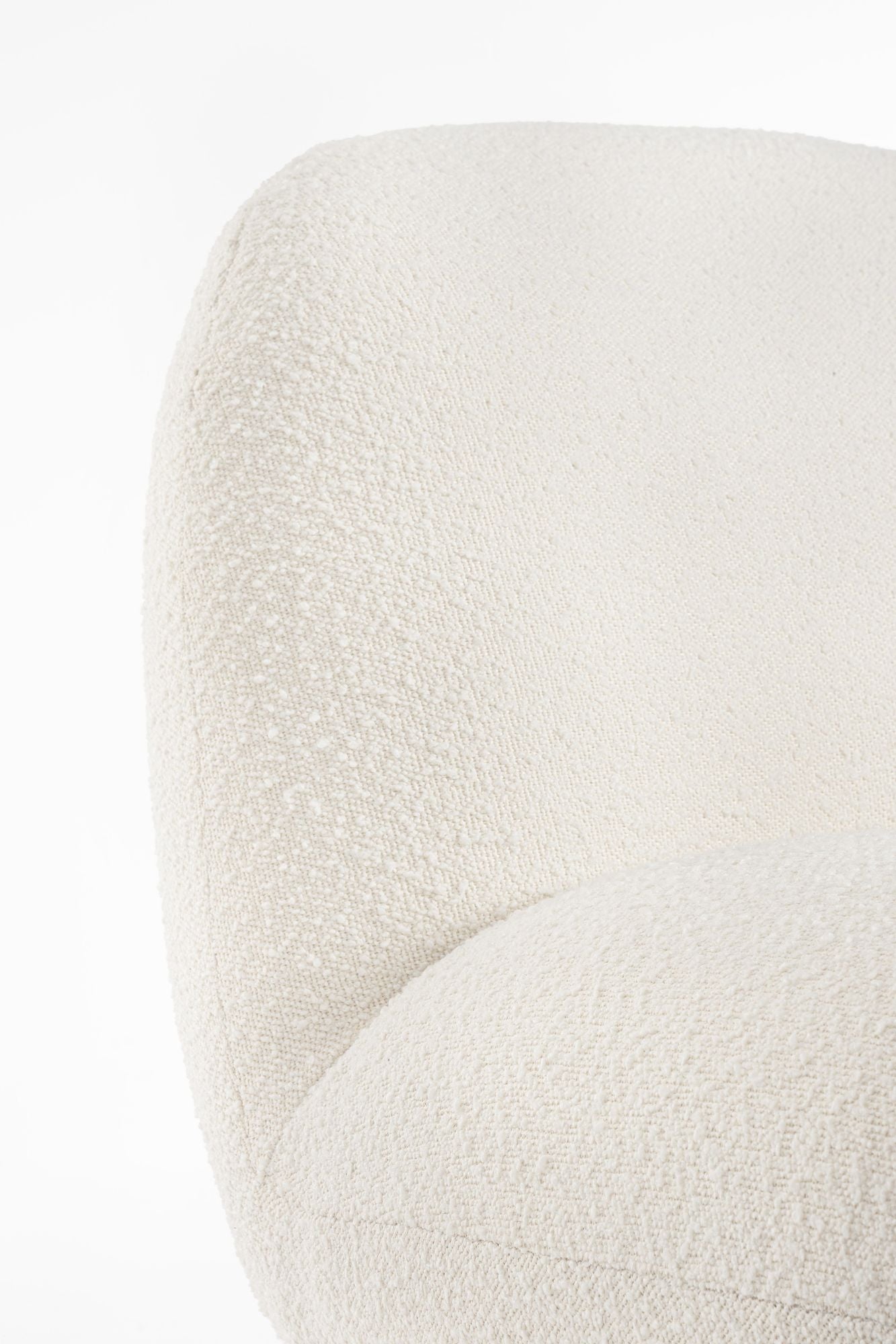 Sessel drehbar Margot Weiss Boucle