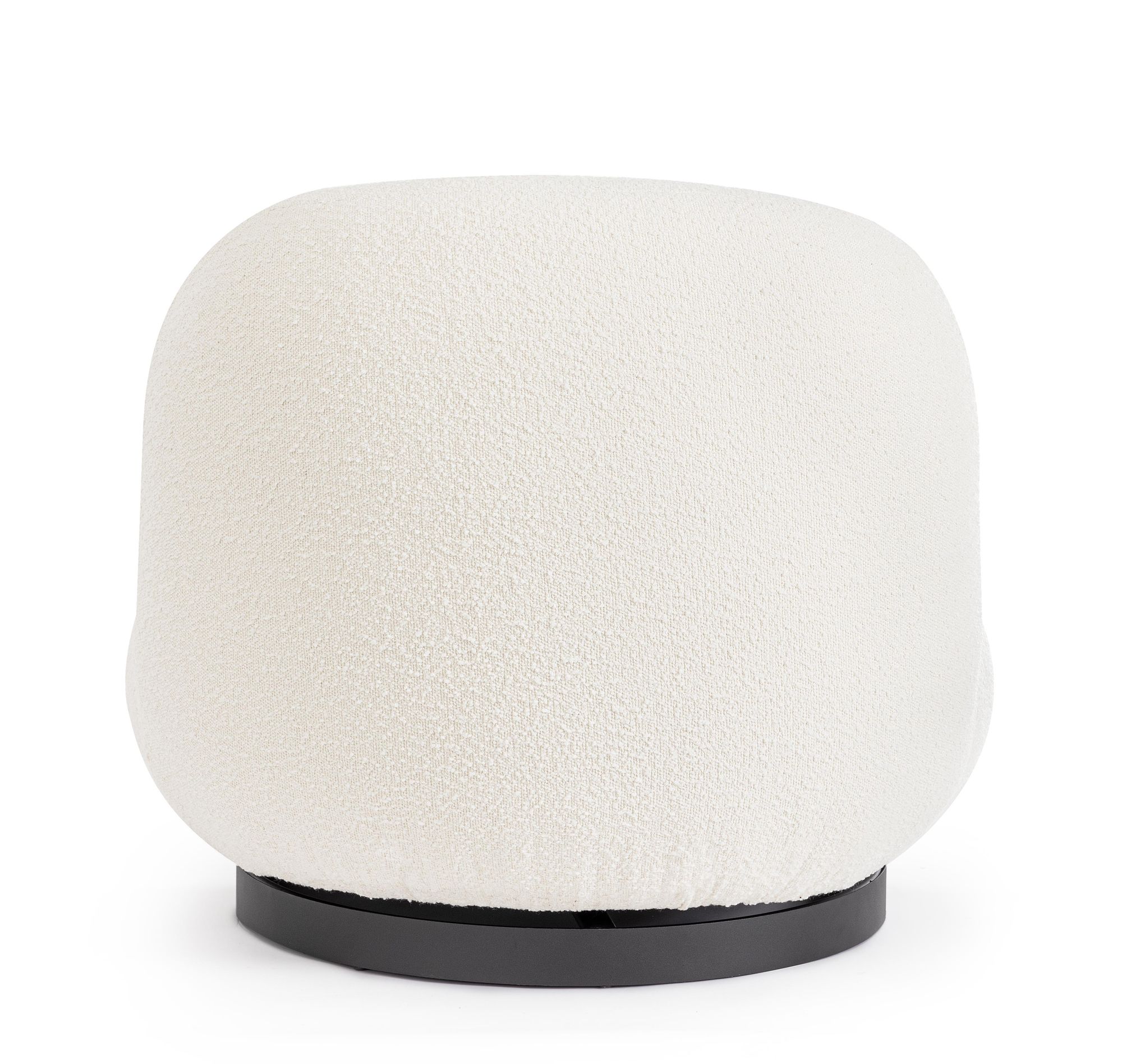 Sessel drehbar Margot Weiss Boucle