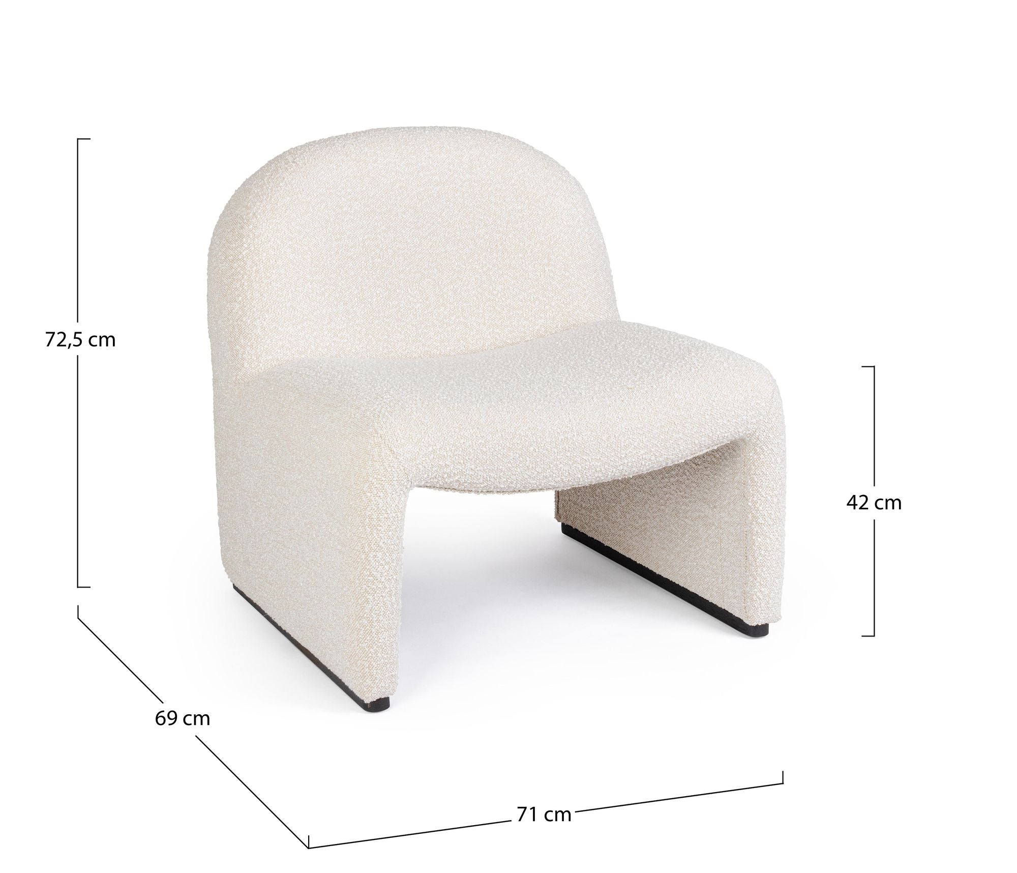 Indoor Sofa Sessel Bassilla Natur im Wohnambiente | zeitloses Design, hochwertig verarbeitet, ideal für Wohn- und Essbereich | Ansicht 06