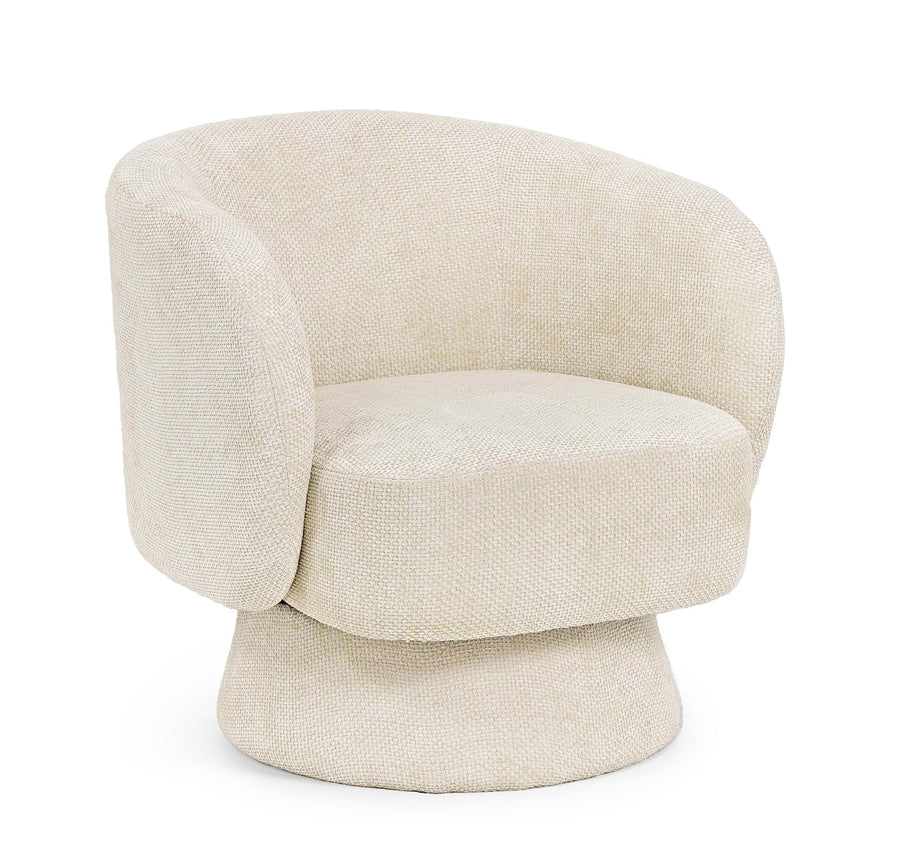 Indoor Sofa Sessel drehbar Julienne Shell | Bizzotto | zeitloses Design, hochwertig verarbeitet, ideal für Wohn- und Essbereich