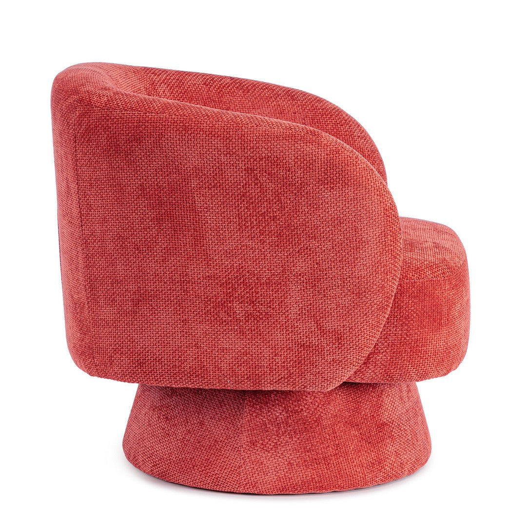 Indoor Sofa Sessel drehbar Julienne Cherry im Wohnambiente | zeitloses Design, hochwertig verarbeitet, ideal für Wohn- und Essbereich