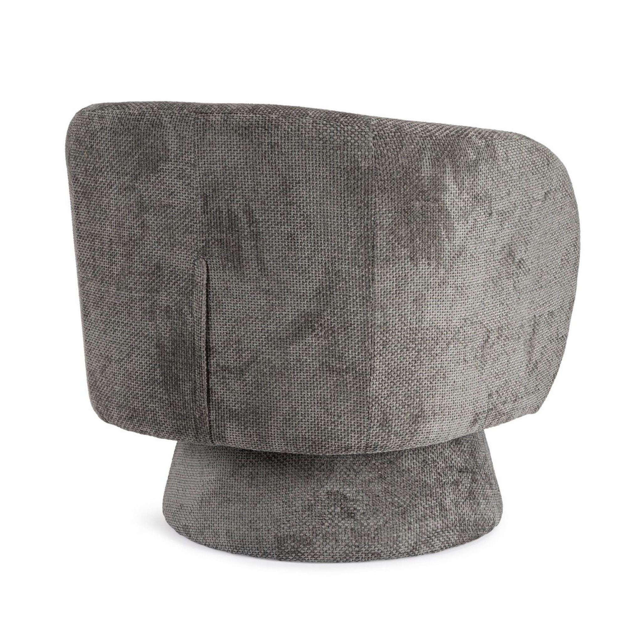 Indoor Sofa Sessel Julienne drehbar Dunkelgrau im Wohnambiente | zeitloses Design, hochwertig verarbeitet, ideal für Wohn- und Essbereich