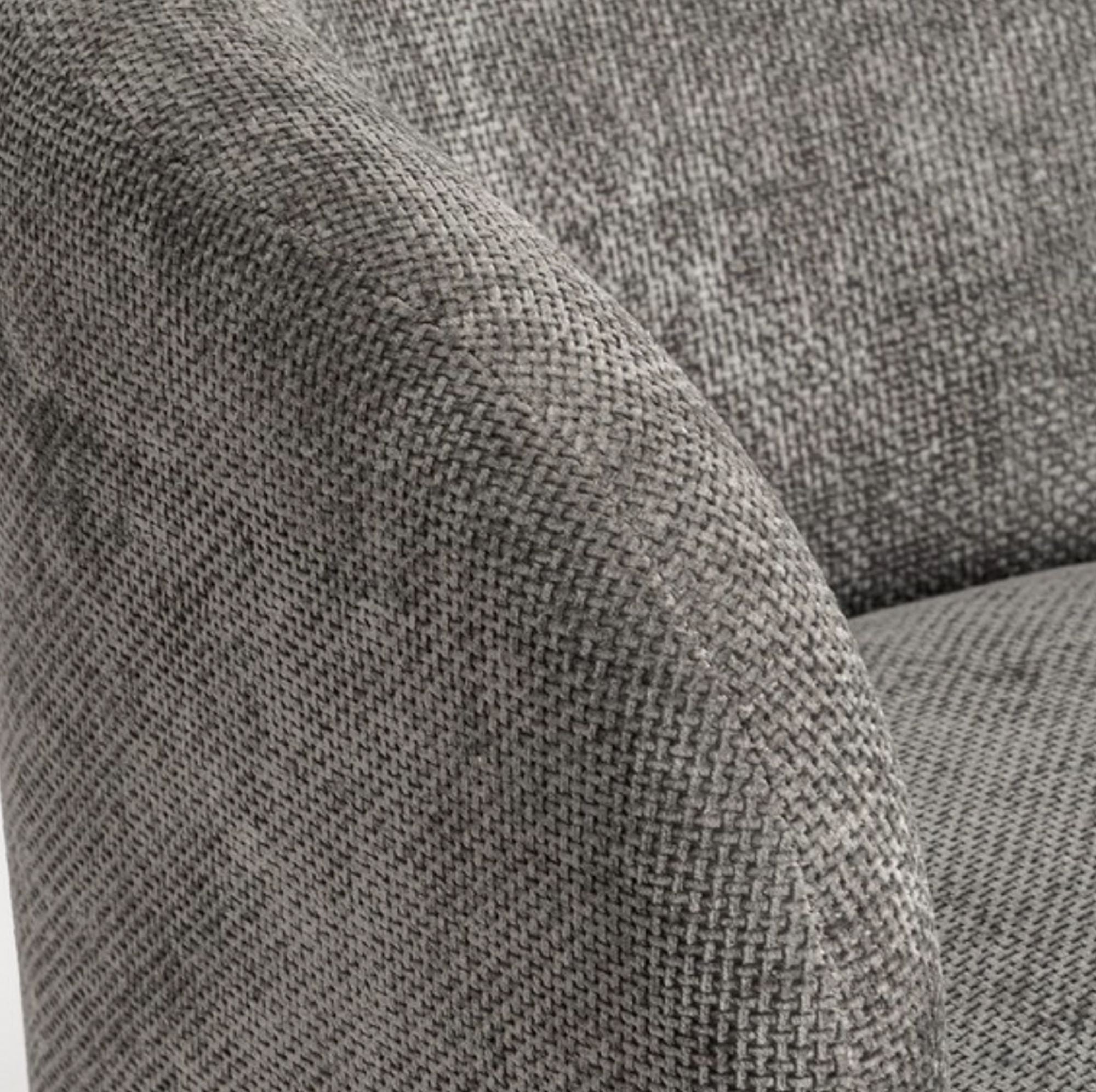 Indoor Sofa Sessel Julienne drehbar Dunkelgrau im Wohnambiente | zeitloses Design, hochwertig verarbeitet, ideal für Wohn- und Essbereich | Ansicht 06