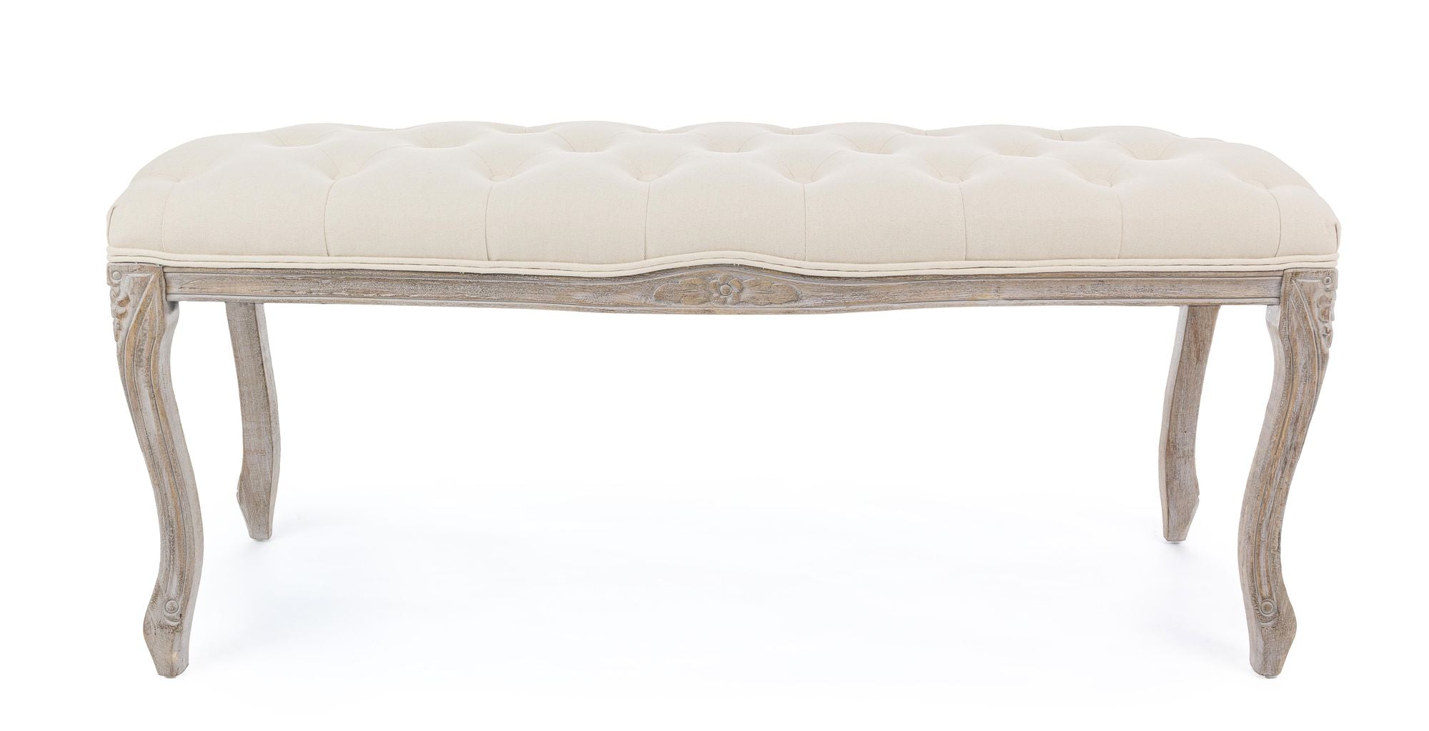 Detailaufnahme Oberfläche | Indoor Sofa Bank Mathilde Naturale | zeitloses Design, hochwertig verarbeitet, ideal für Wohn- und Essbereich