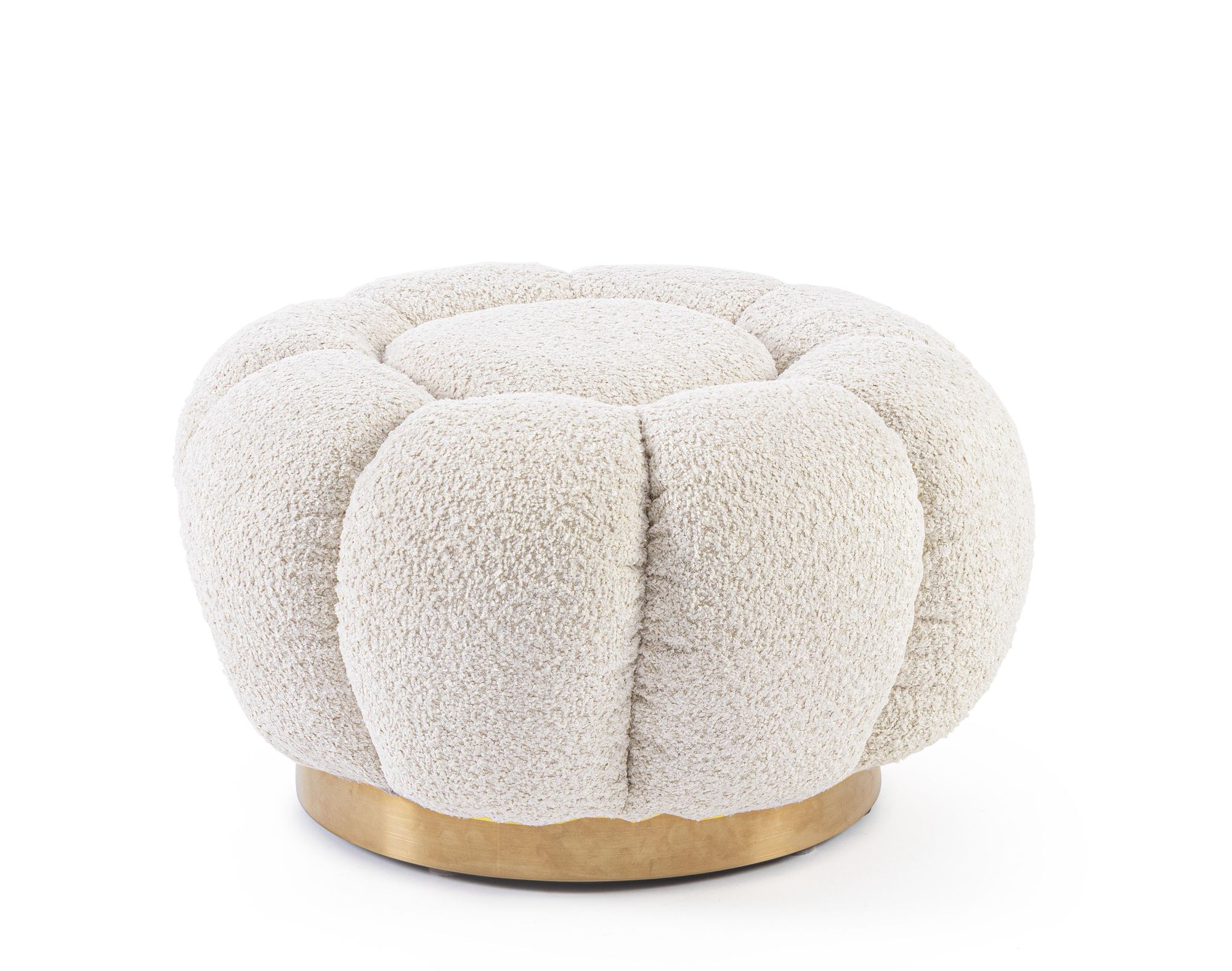 Indoor Sofa Pouf Pouf Florel Nat | Bizzotto | zeitloses Design, hochwertig verarbeitet, ideal für Wohn- und Essbereich