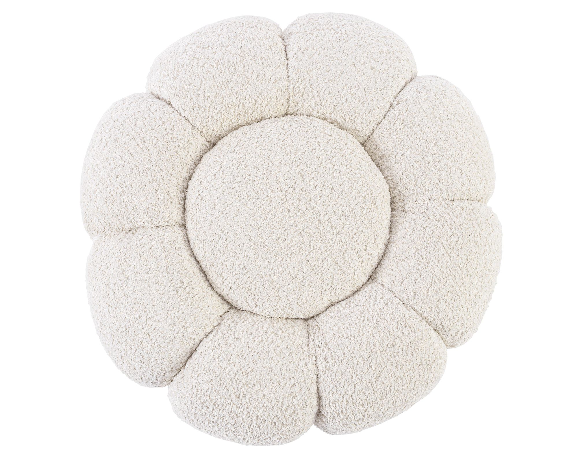Detailaufnahme Oberfläche | Indoor Sofa Pouf Pouf Florel Nat | zeitloses Design, hochwertig verarbeitet, ideal für Wohn- und Essbereich