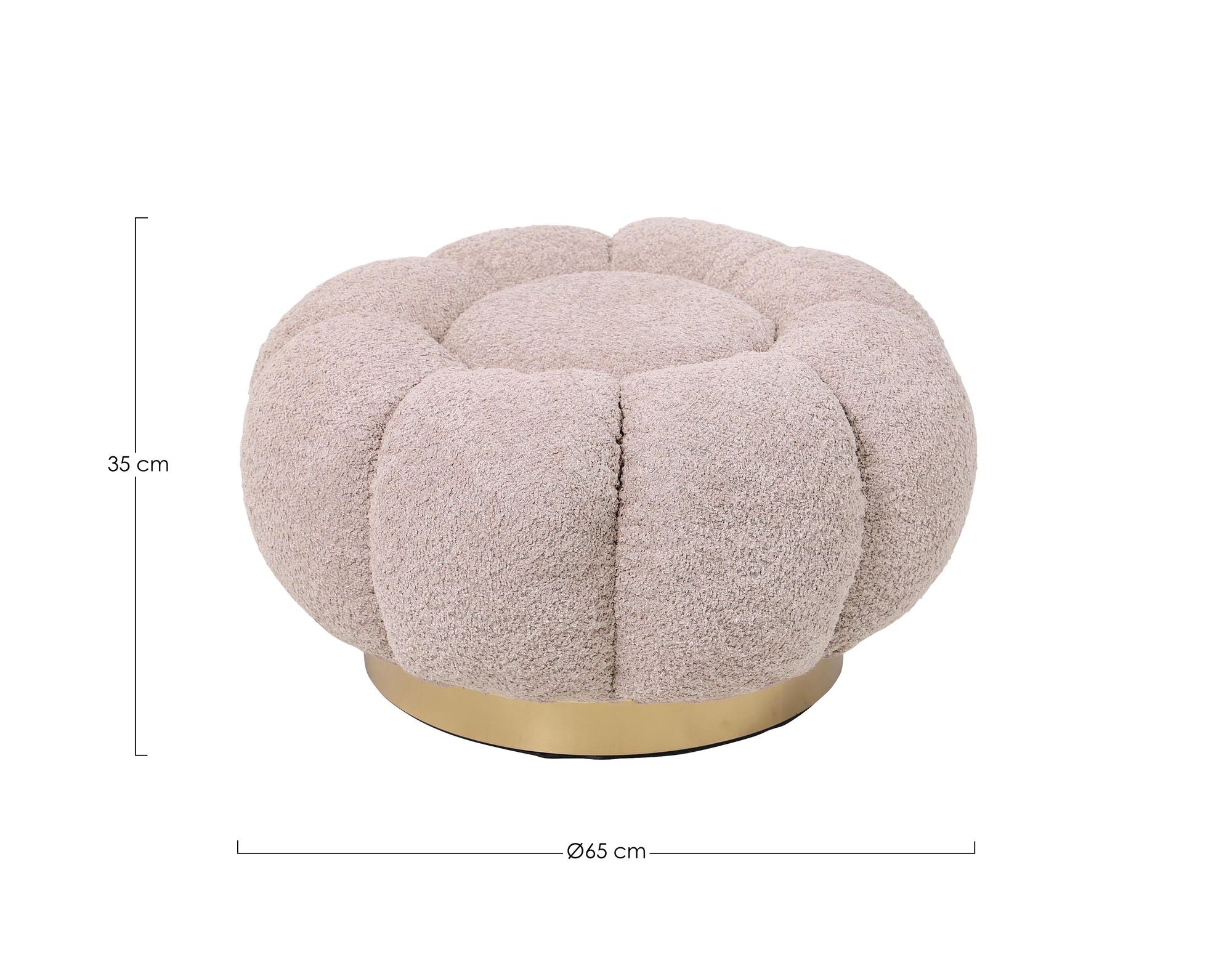 Indoor Sofa Pouf Pouf Florel Altorosa im Wohnambiente | zeitloses Design, hochwertig verarbeitet, ideal für Wohn- und Essbereich | Ansicht 04