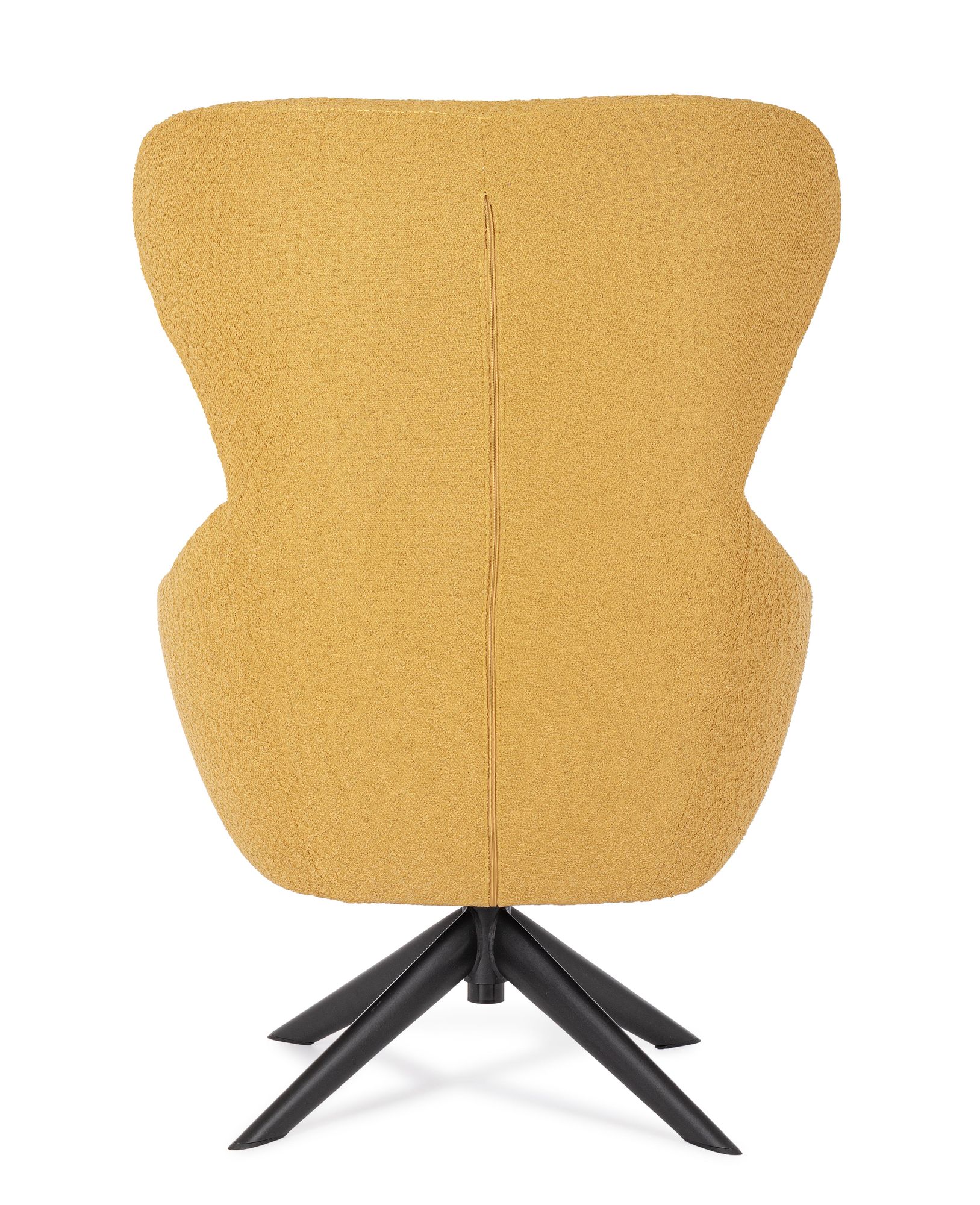 Indoor Sofa Sessel drehbar Hailey Senf im Wohnambiente | zeitloses Design, hochwertig verarbeitet, ideal für Wohn- und Essbereich | Ansicht 06