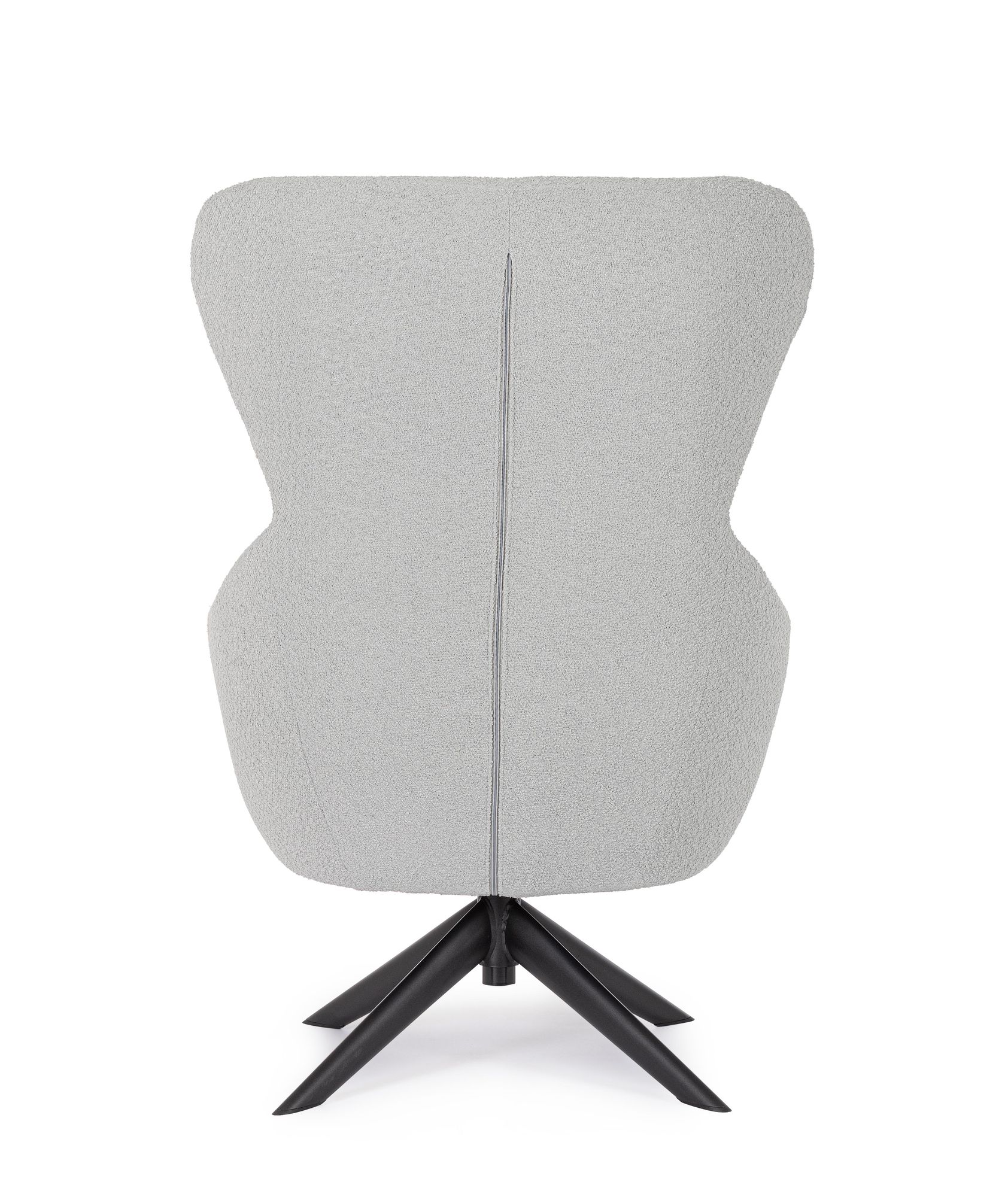 Indoor Sofa Sessel drehbar Hailey Grau im Wohnambiente | zeitloses Design, hochwertig verarbeitet, ideal für Wohn- und Essbereich | Ansicht 04