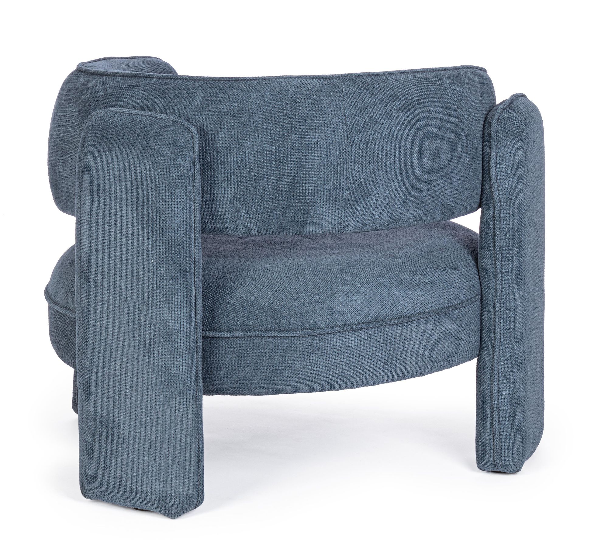 Indoor Sofa Sessel Aisha Blau im Wohnambiente | zeitloses Design, hochwertig verarbeitet, ideal für Wohn- und Essbereich | Ansicht 08