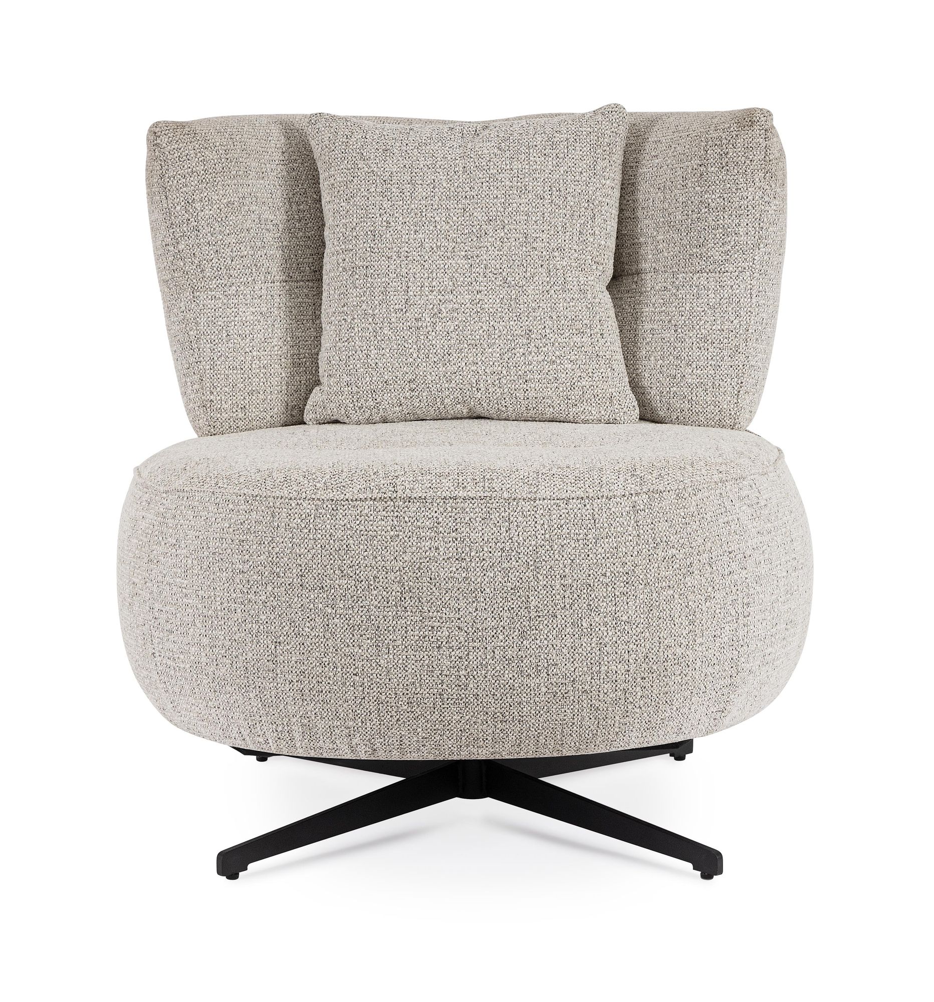 Indoor Sofa Sessel Gonnie Grau im Wohnambiente | zeitloses Design, hochwertig verarbeitet, ideal für Wohn- und Essbereich