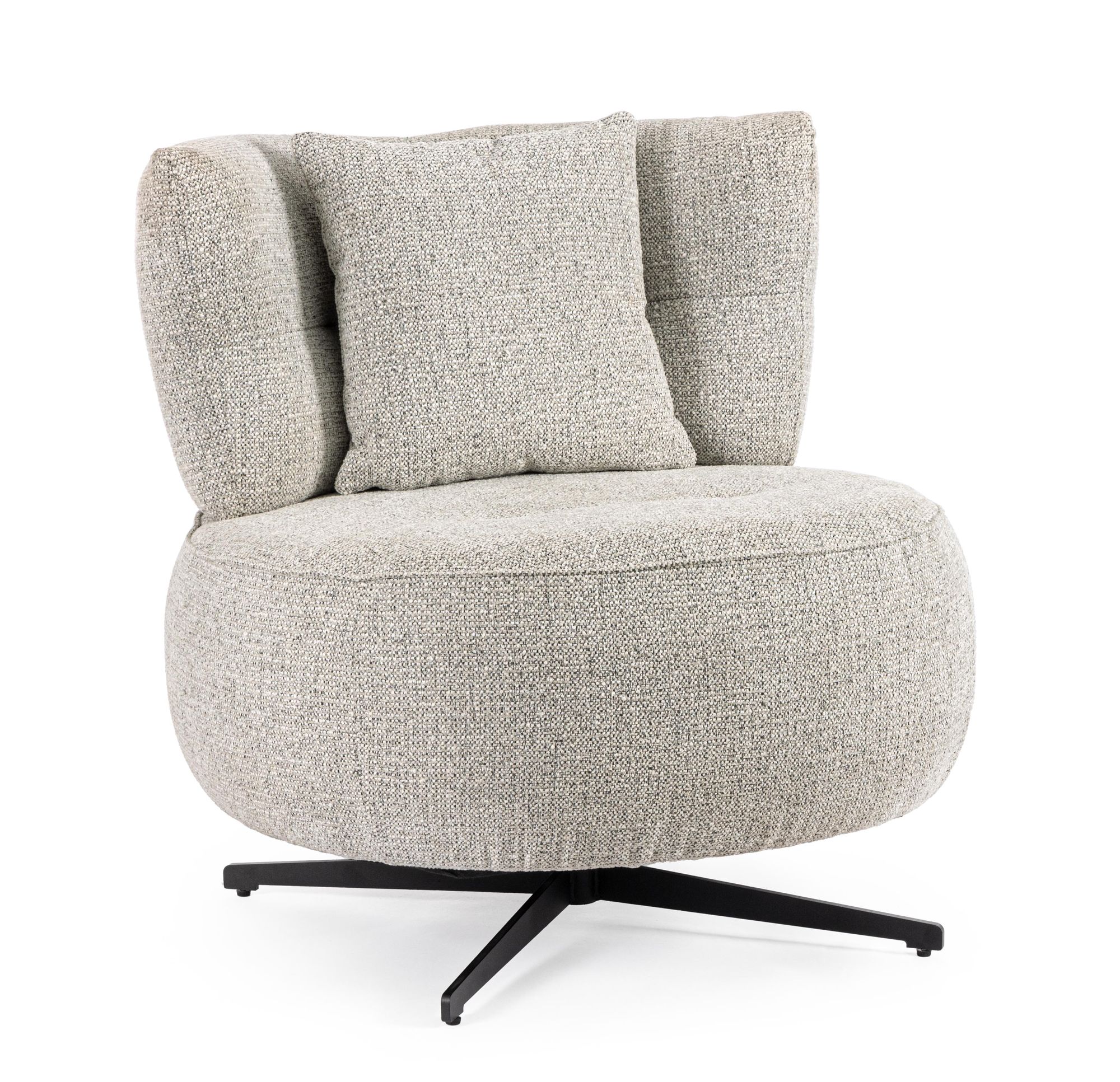 Indoor Sofa Sessel Gonnie Grau in grau | Bizzotto | zeitloses Design, hochwertig verarbeitet, ideal für Wohn- und Essbereich