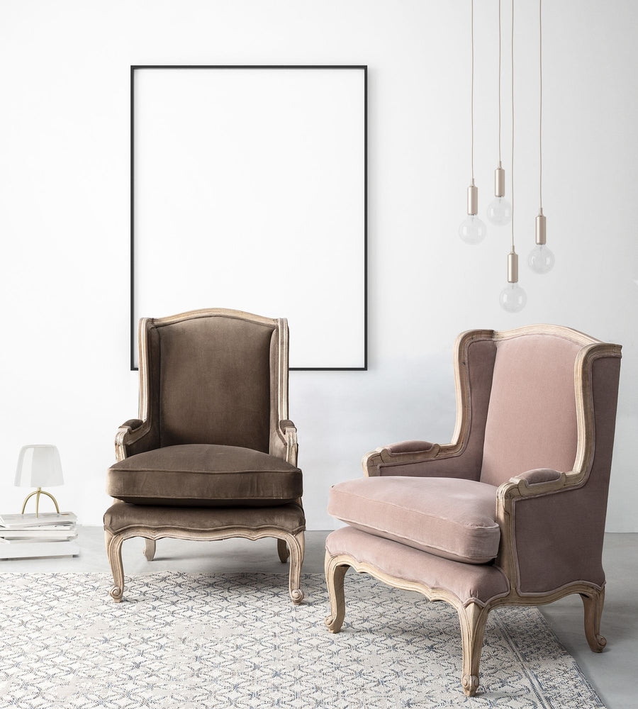 Indoor Sofa Sessel Lorelie Rose | Bizzotto | zeitloses Design, hochwertig verarbeitet, ideal für Wohn- und Essbereich