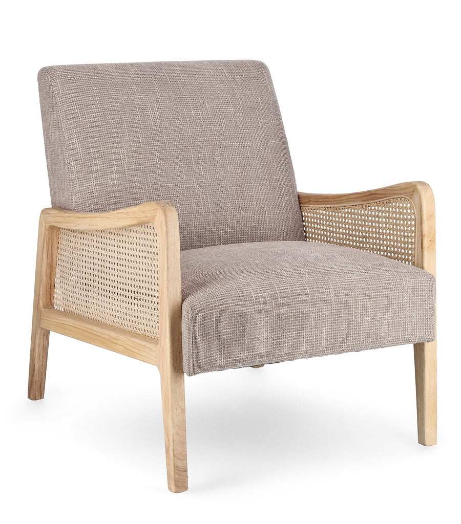 Indoor Sofa Sessel Deanna Auster | Bizzotto | zeitloses Design, hochwertig verarbeitet, ideal für Wohn- und Essbereich