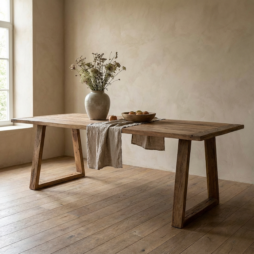 Grainwood Esstisch im modernen Wohnzimmer mit Naturholz-Ambiente | STUFF Shop