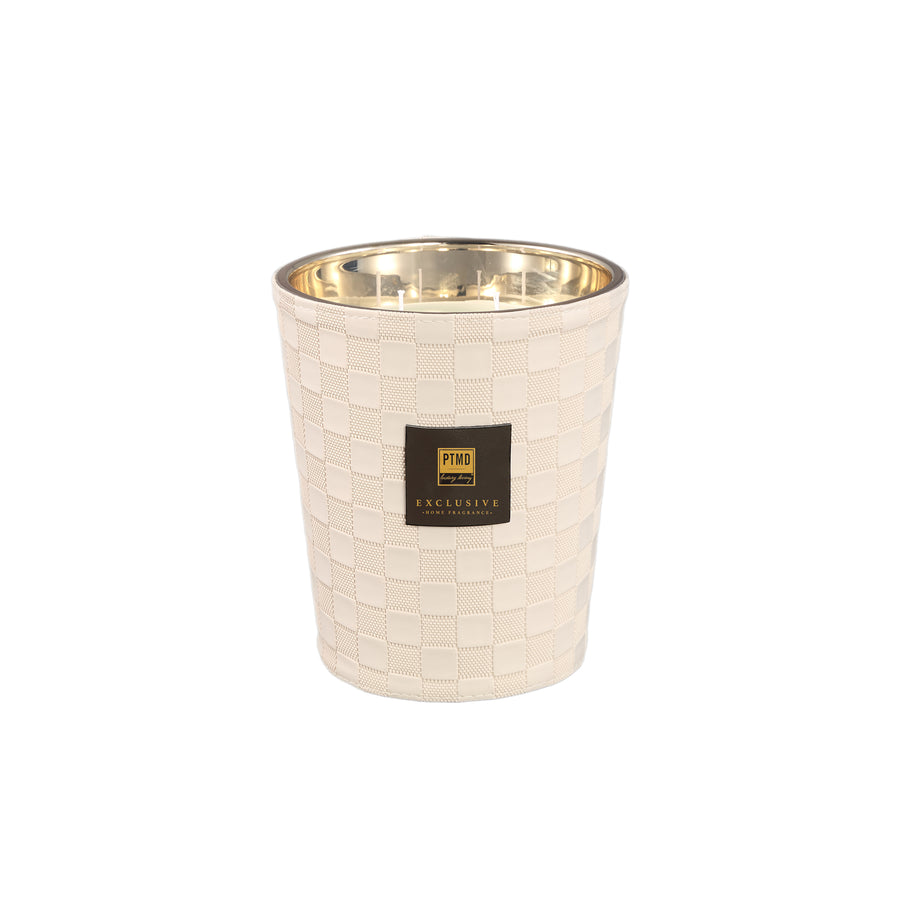 Duftkerze Frische Baumwolle | Klarer Leinenakzent - 1,4kg PTMD Exclusive Raumduft im STUFF Shop