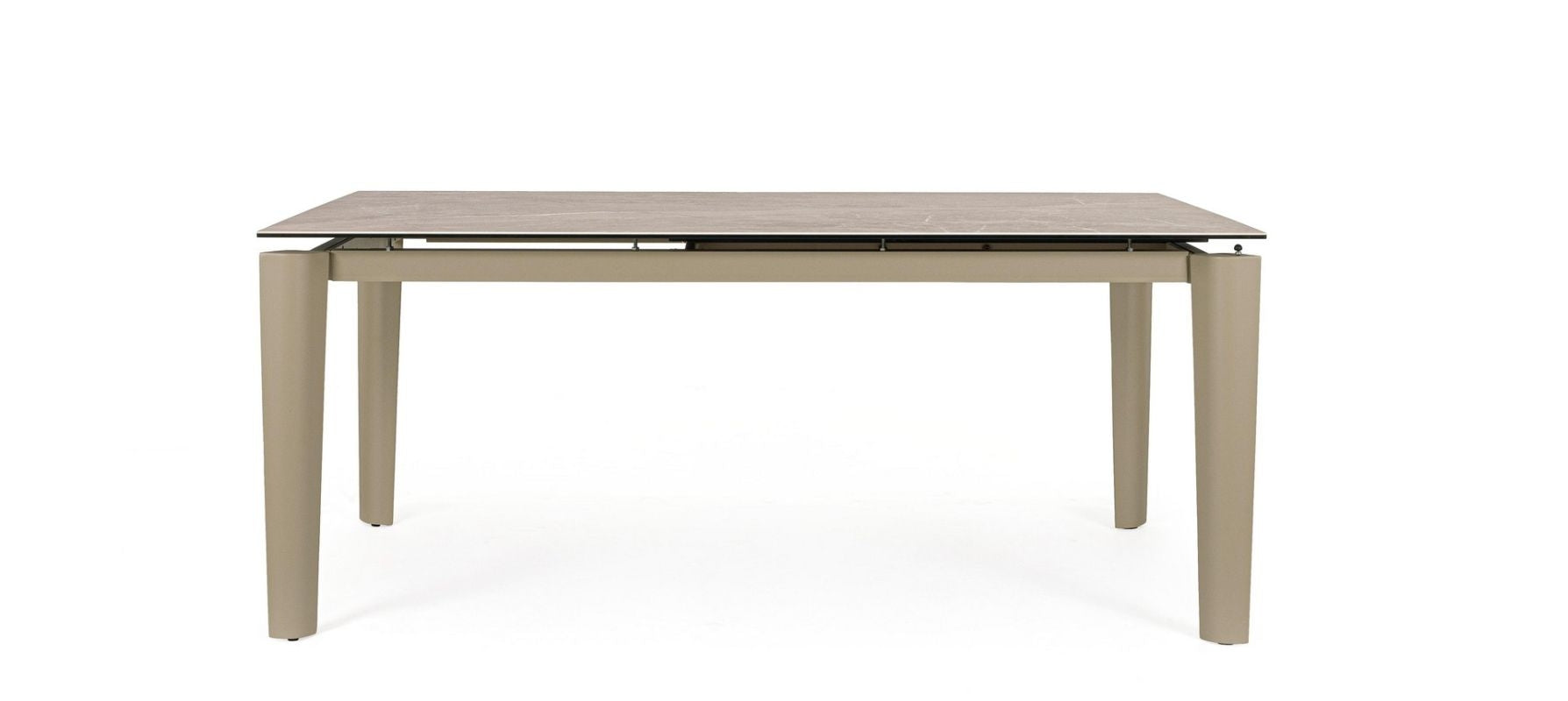 Ausziehtisch Asiri 180/250x100 Beige von Bizzotto: hochwertig verarbeitet, stilsicher kombinierbar und ideal für Essbereich oder Wohnraum | bei STUFF Shop kaufen