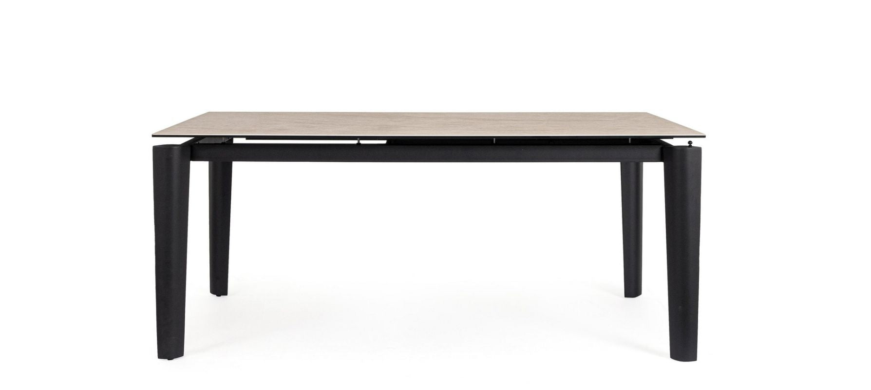 Ausziehtisch Asiri 180/250x100 Schwarz von Bizzotto: hochwertig verarbeitet, stilsicher kombinierbar und ideal für Essbereich oder Wohnraum | bei STUFF Shop kaufen