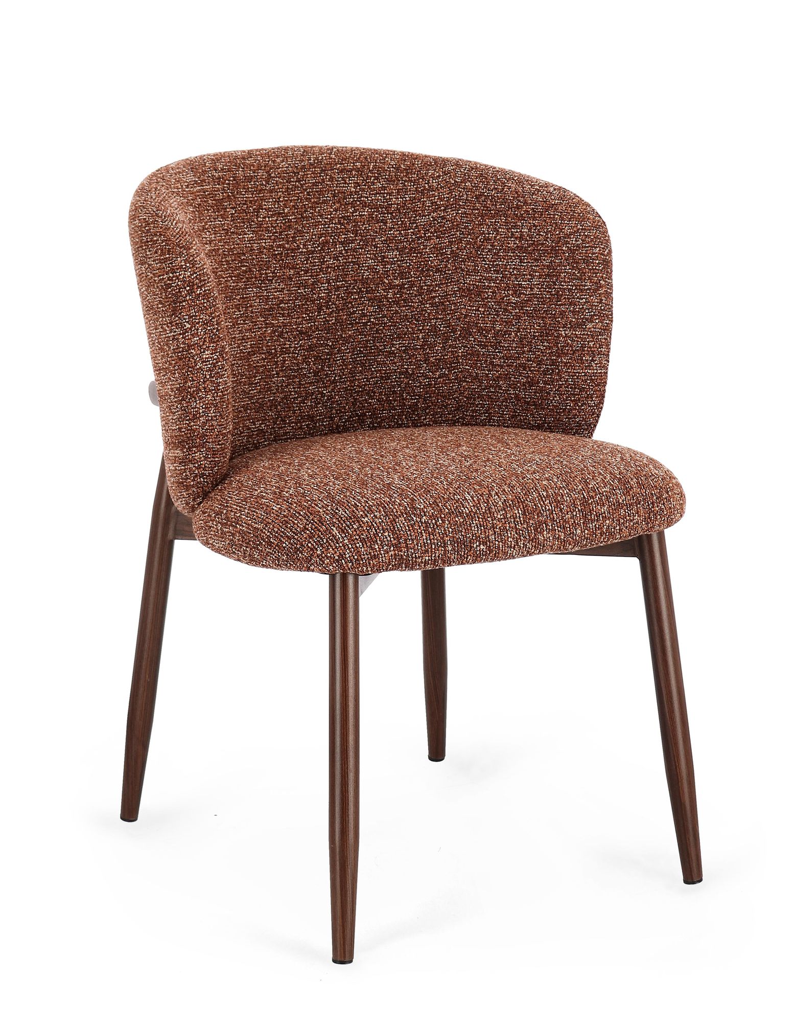 Esszimmerstuhl Amalia Nuss/terrakotta