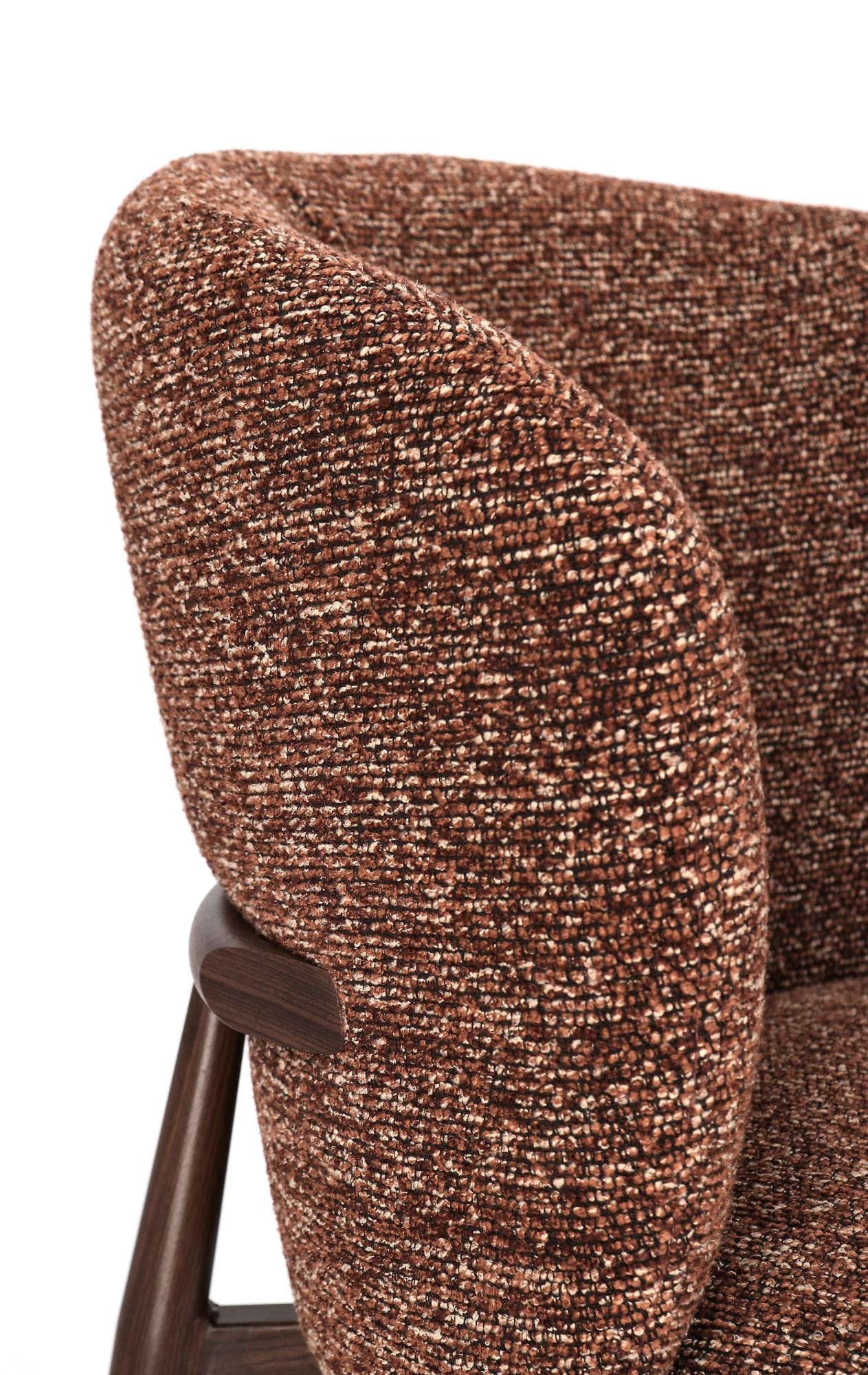 Esszimmerstuhl Amalia Nuss/terrakotta