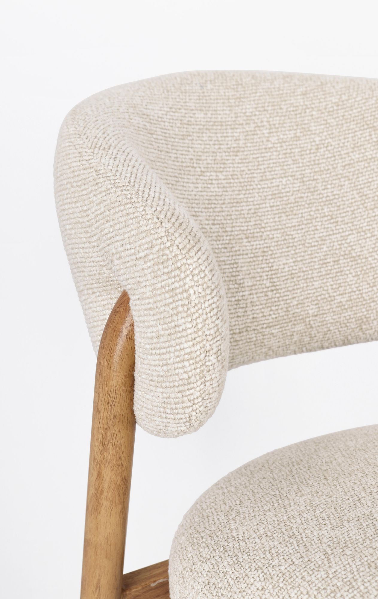 Stuhl Cassandra Naturfarbe/leinen